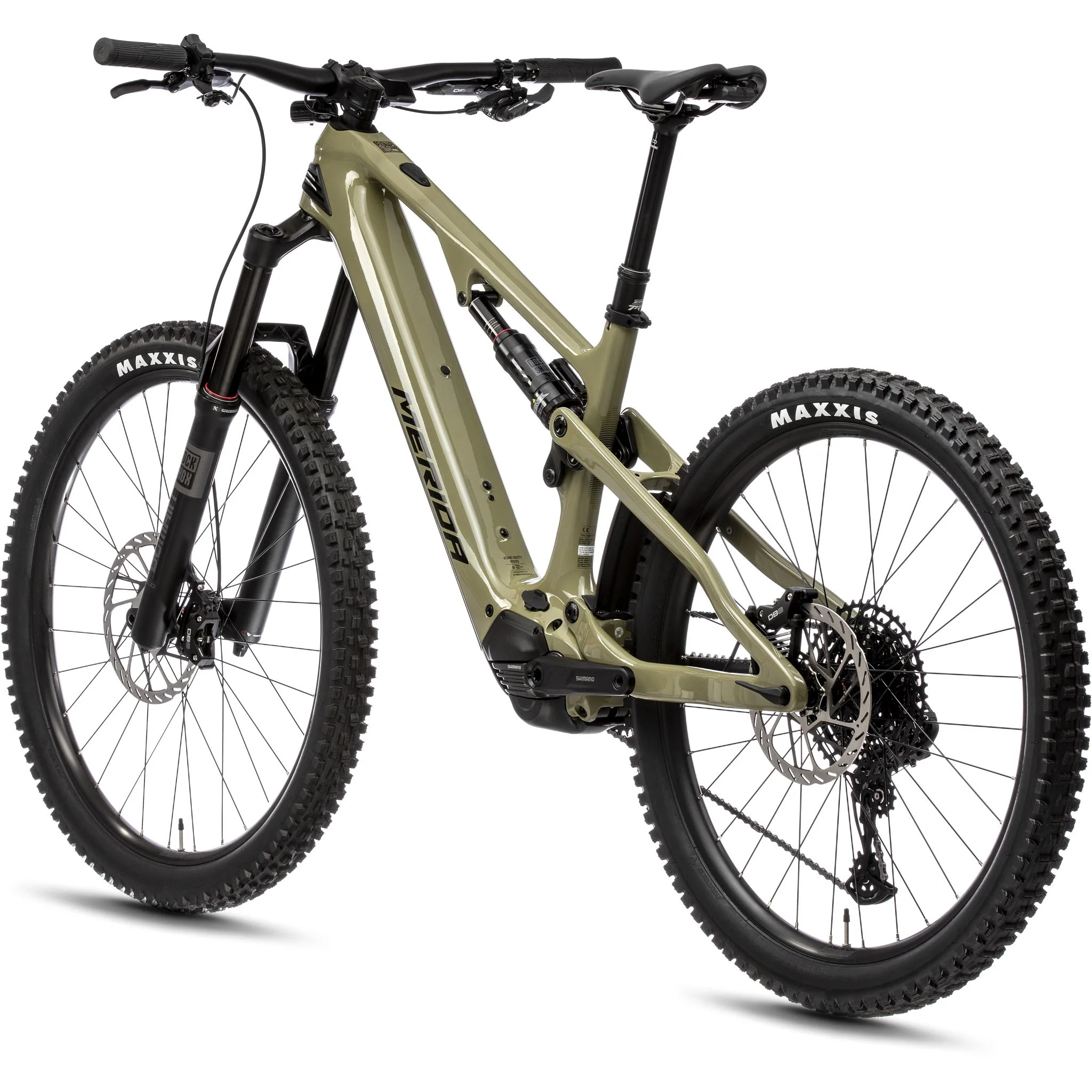 Merida eOne-Sixty 6000 Electric Enduro Bike 600Wh Battery Low Key Green/Black - Image 6