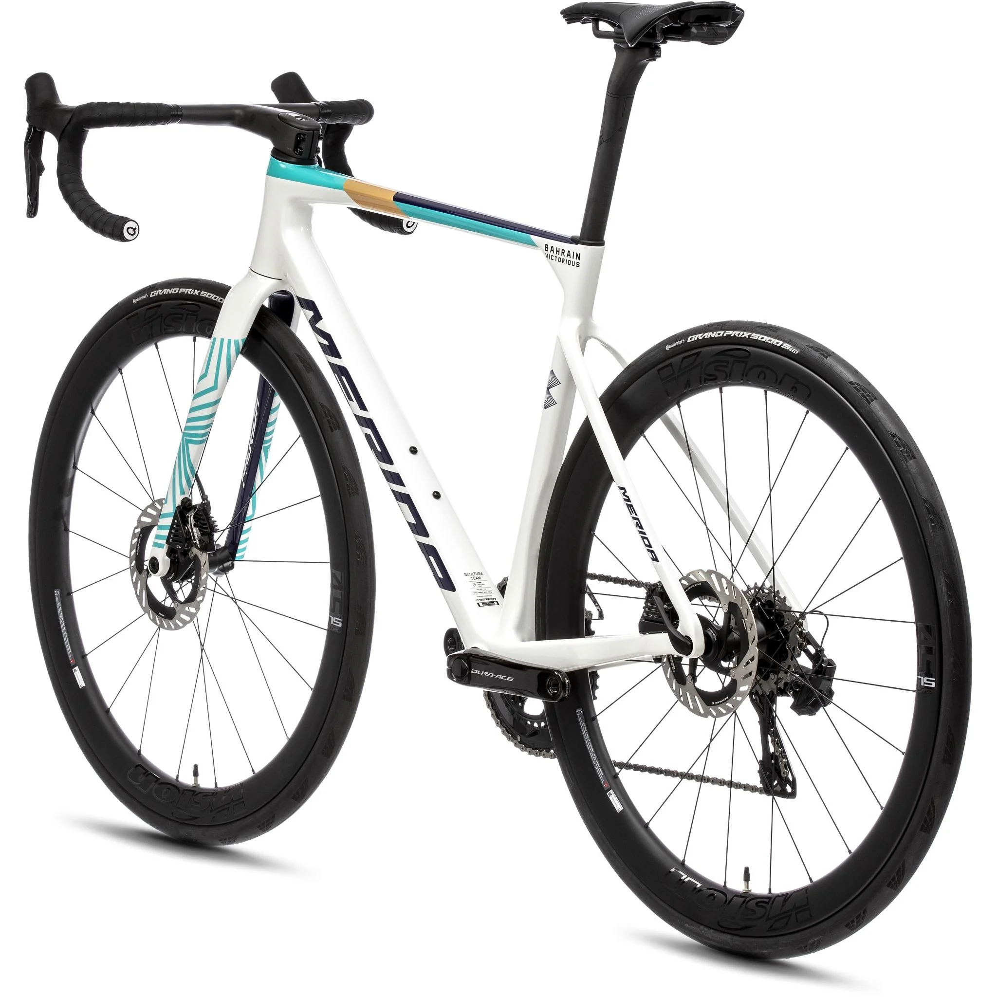 Merida Scultura Team Road Bike Teal/Pearl - Image 6