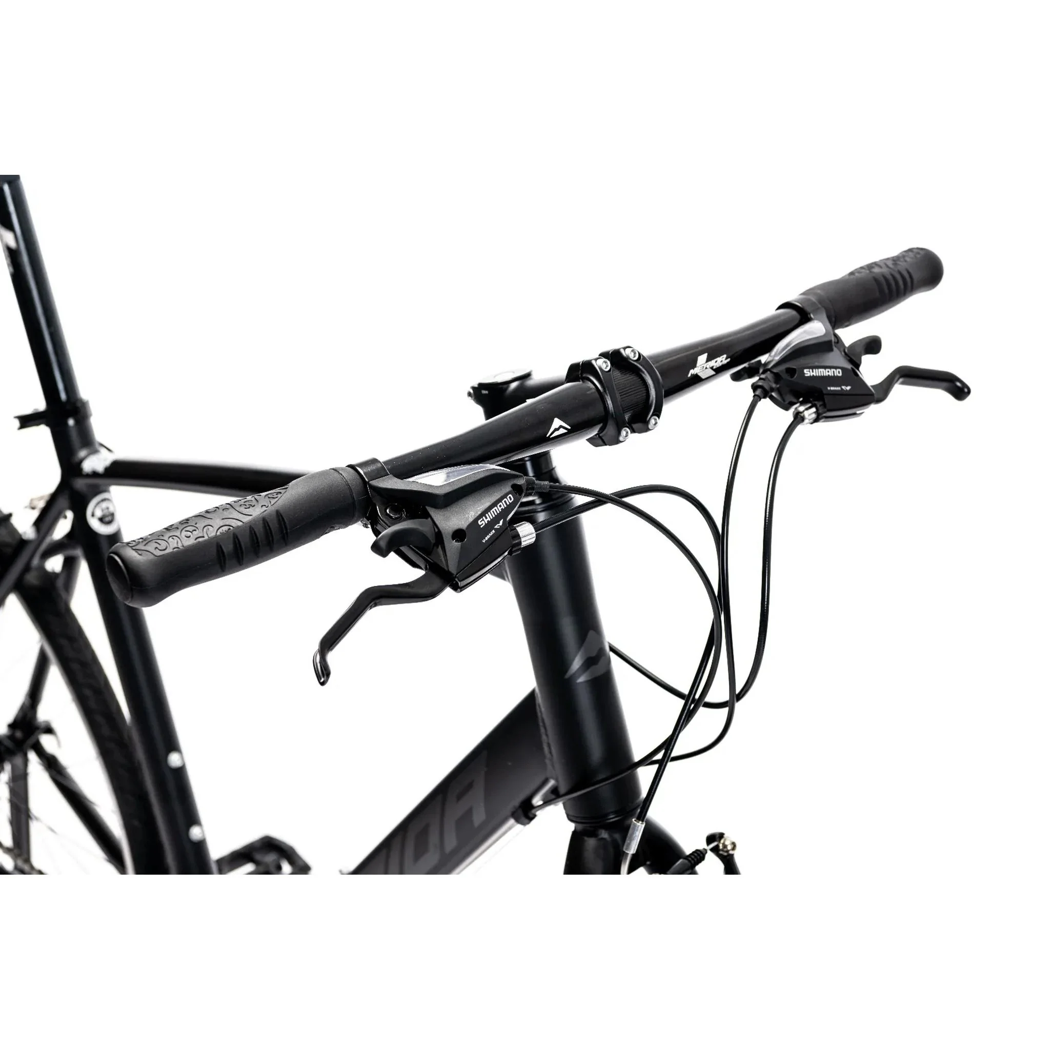 Merida Speeder 10-V Flat Bar Road Bike Matt Black/Silver - Image 8