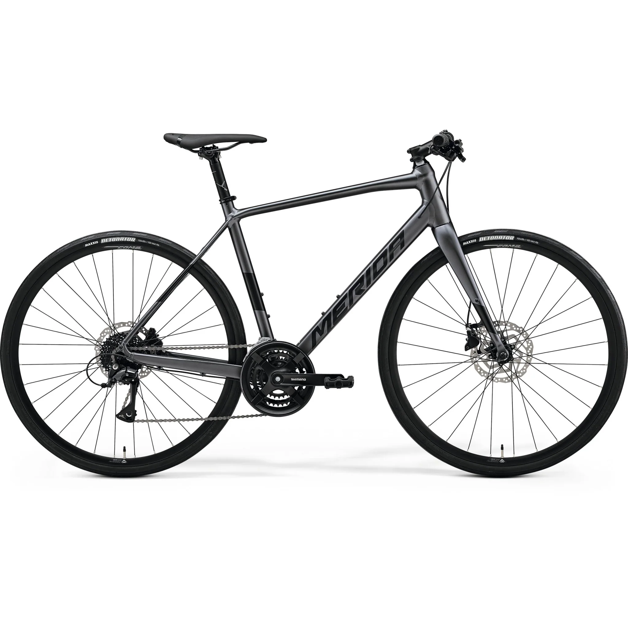 Merida Speeder 100 FlatBar Road Bike Silk Dark Silver