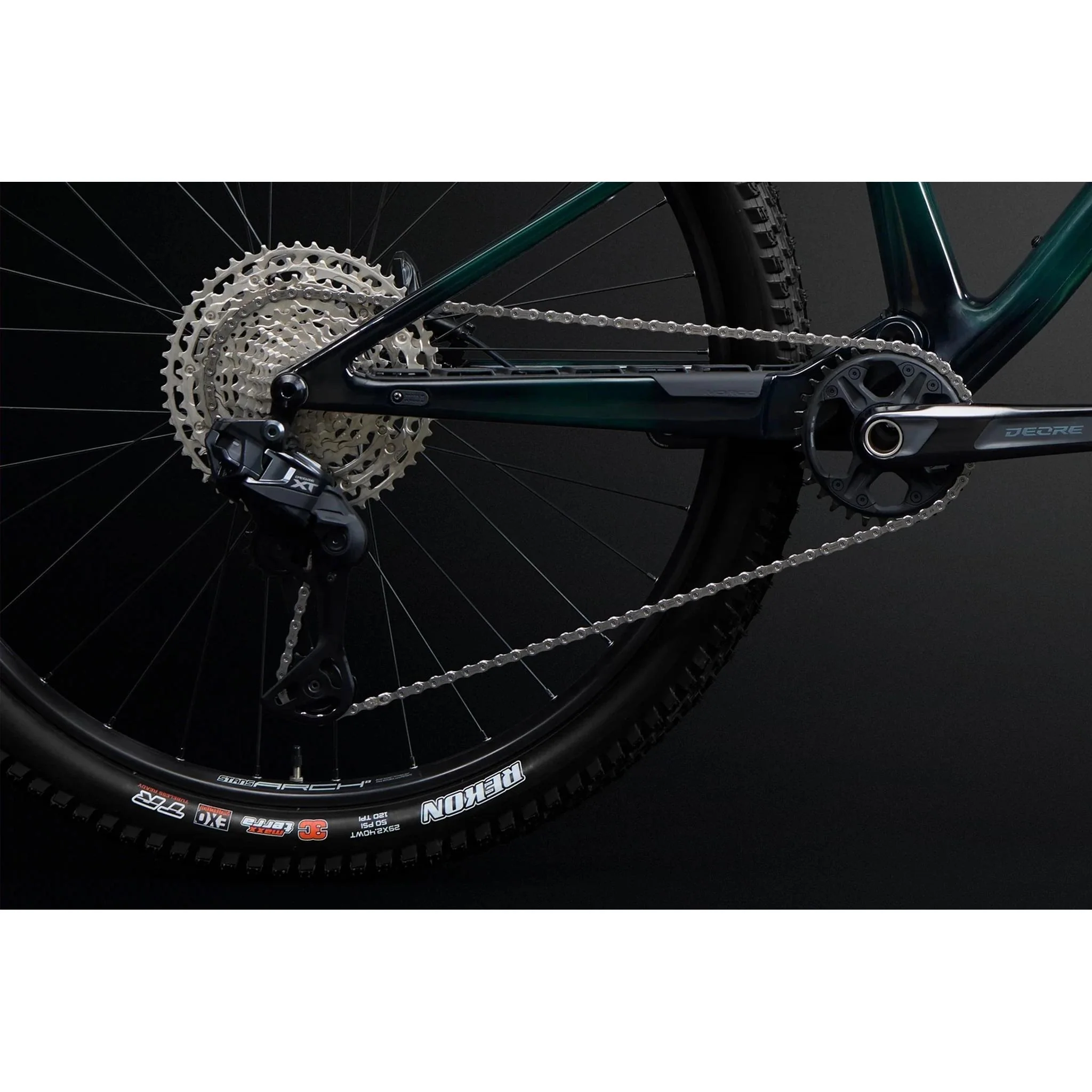 Norco Revolver FS C2 130 Trail Bike Green - Image 4