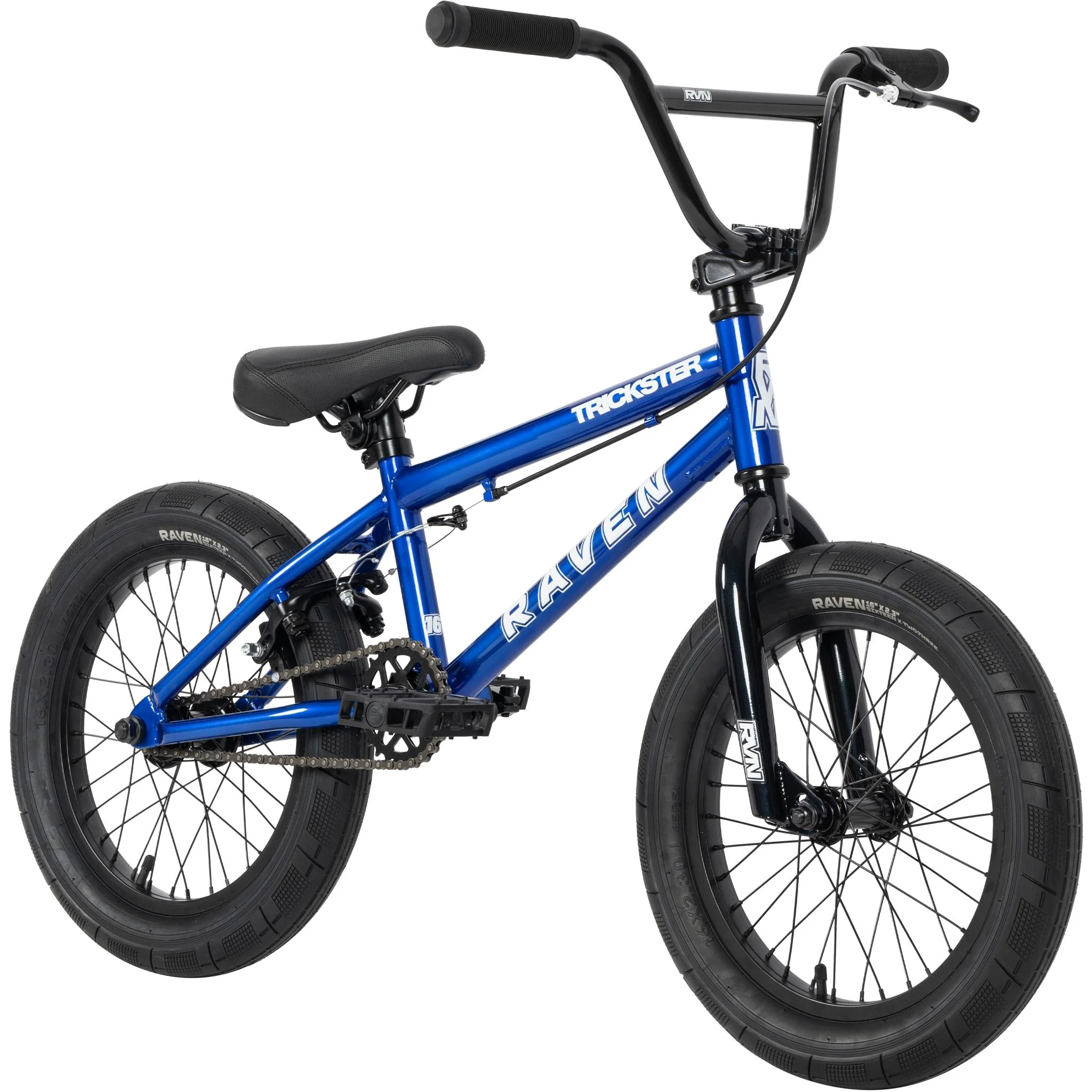 Raven Trickster 16" BMX Bike Gloss Blue - Image 2