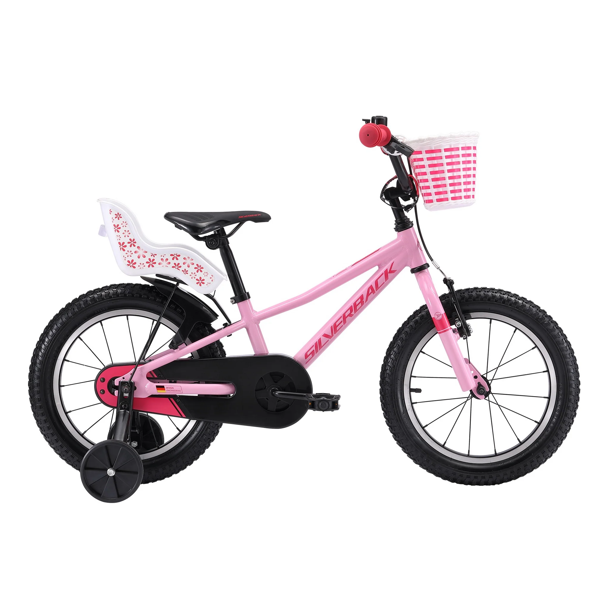 Silverback Skid 16" Kids Bike Pink/Coral