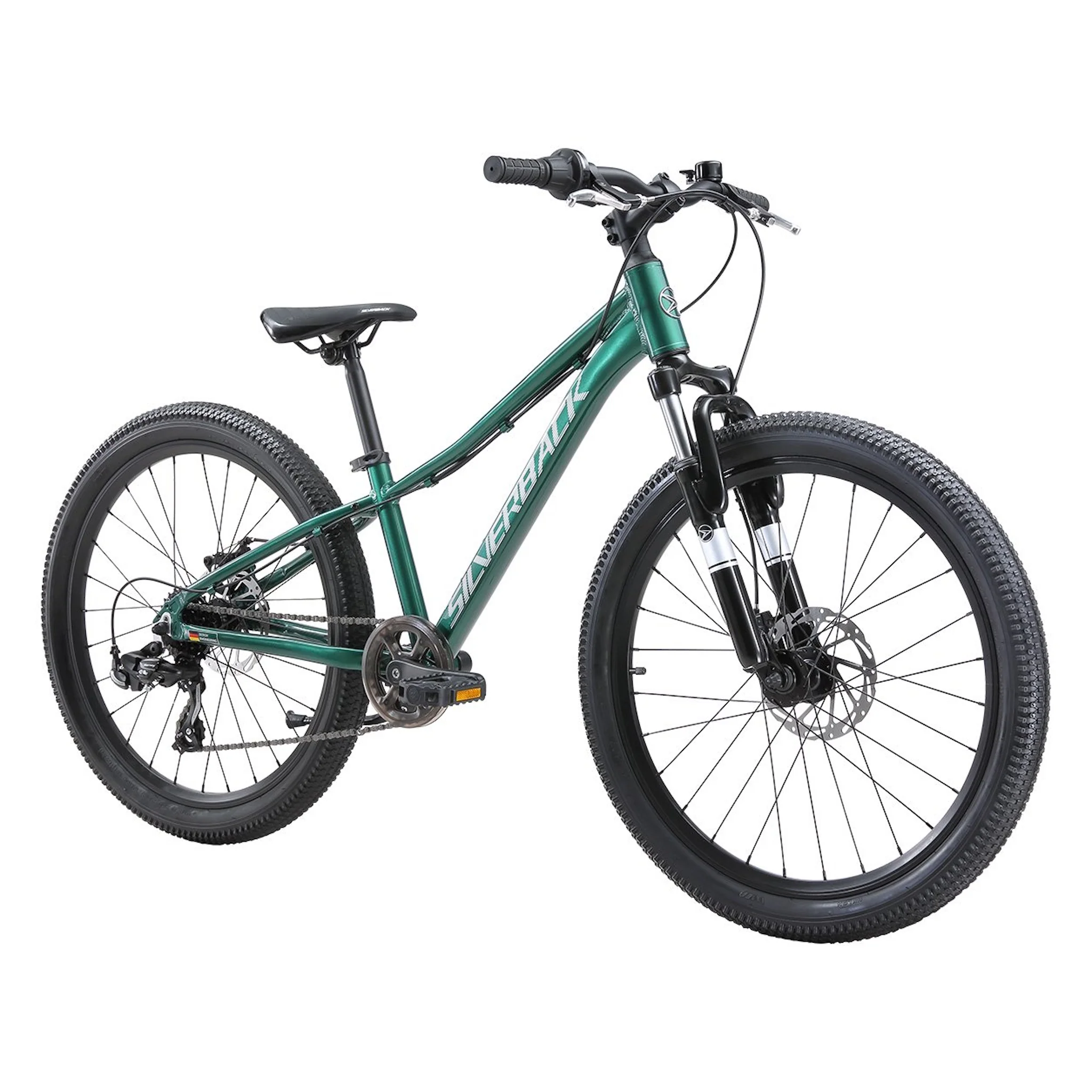 Silverback Spyke D 24” Kids Mountain Bike Emerald Green - Image 3