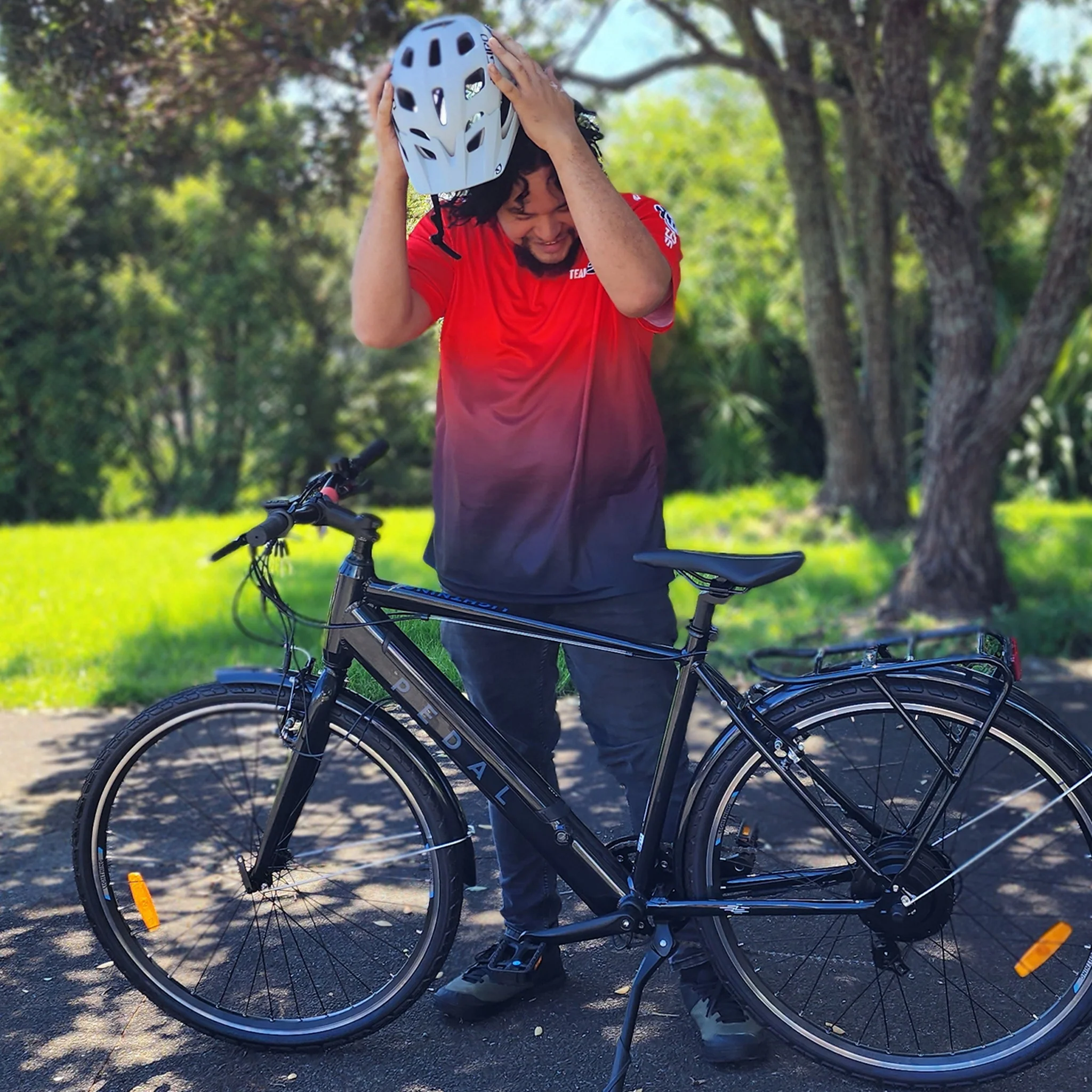 99 Bikes Team MTB Jersey Short Sleeve Red/Black - Image 2