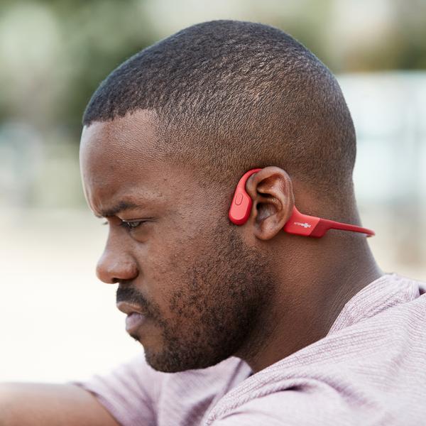 Aftershokz AEROPEX Endurance Wireless Headphones Red - Image 5