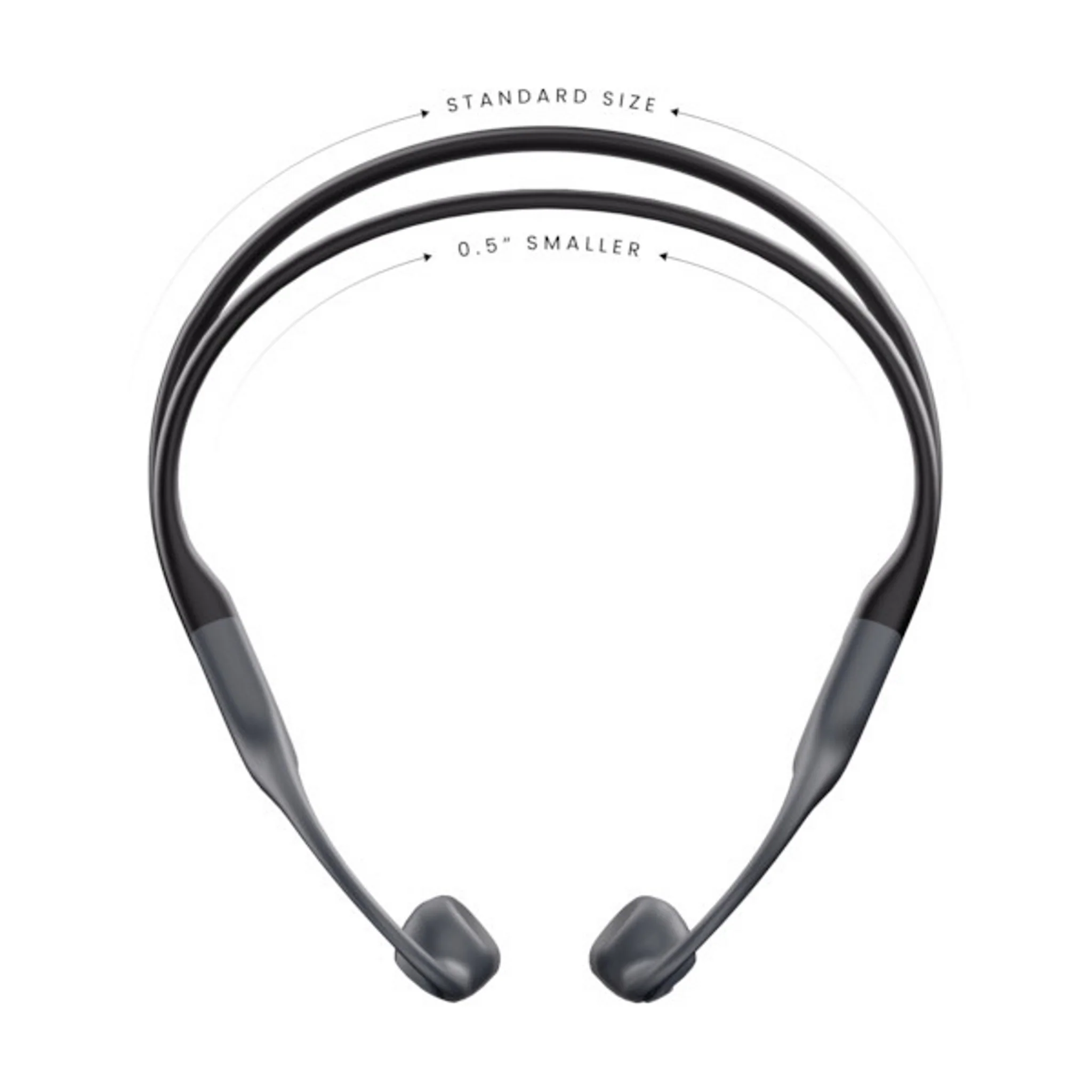 Aftershokz AEROPEX MINI Wireless Bluetooth Headphones Cosmic Black - Image 3