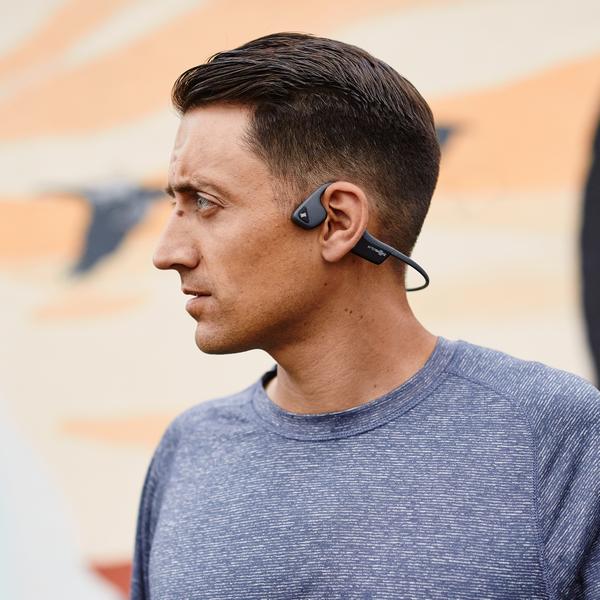 Aftershokz AIR Sport Wireless Headphones Grey - Image 5