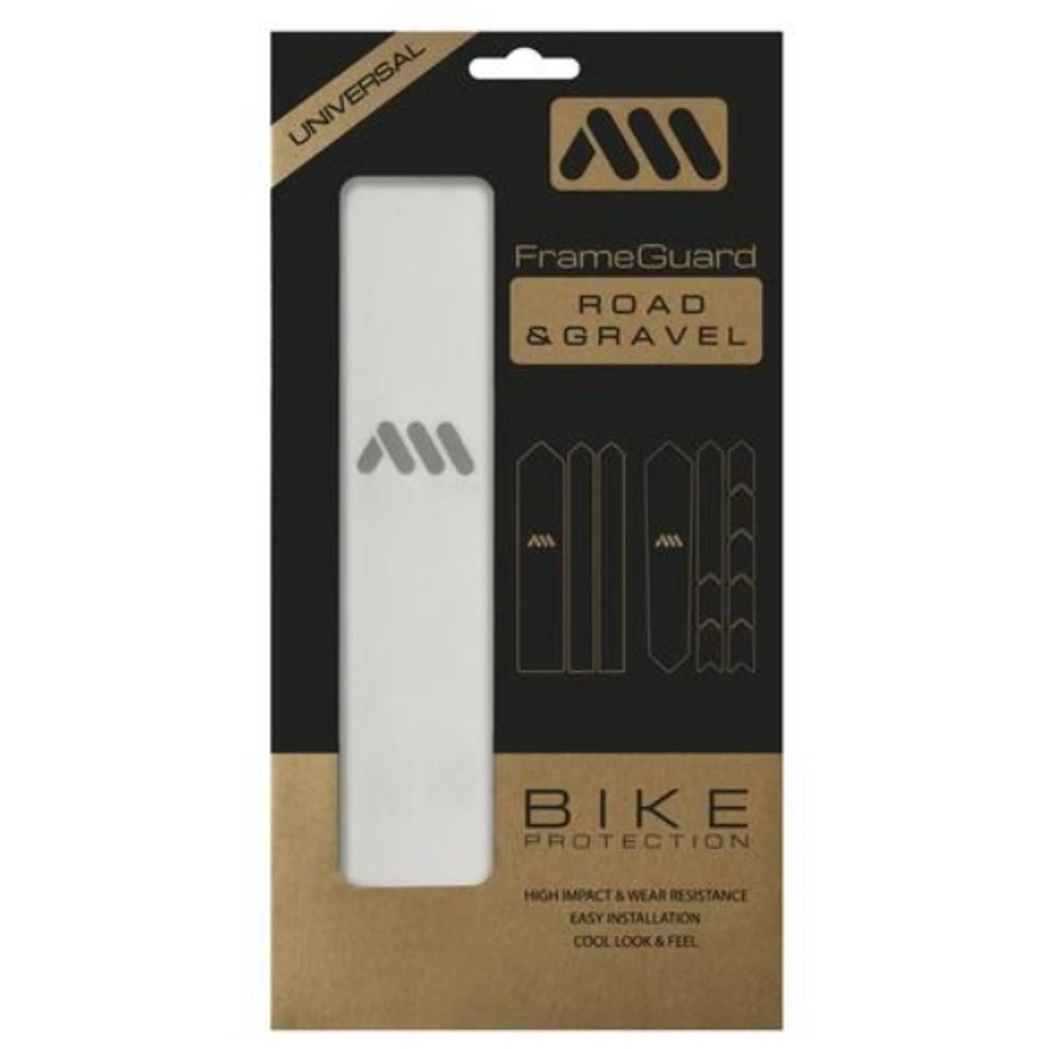 AMS Gravel/Road Frame Guard - Clear/Silver - Image 2