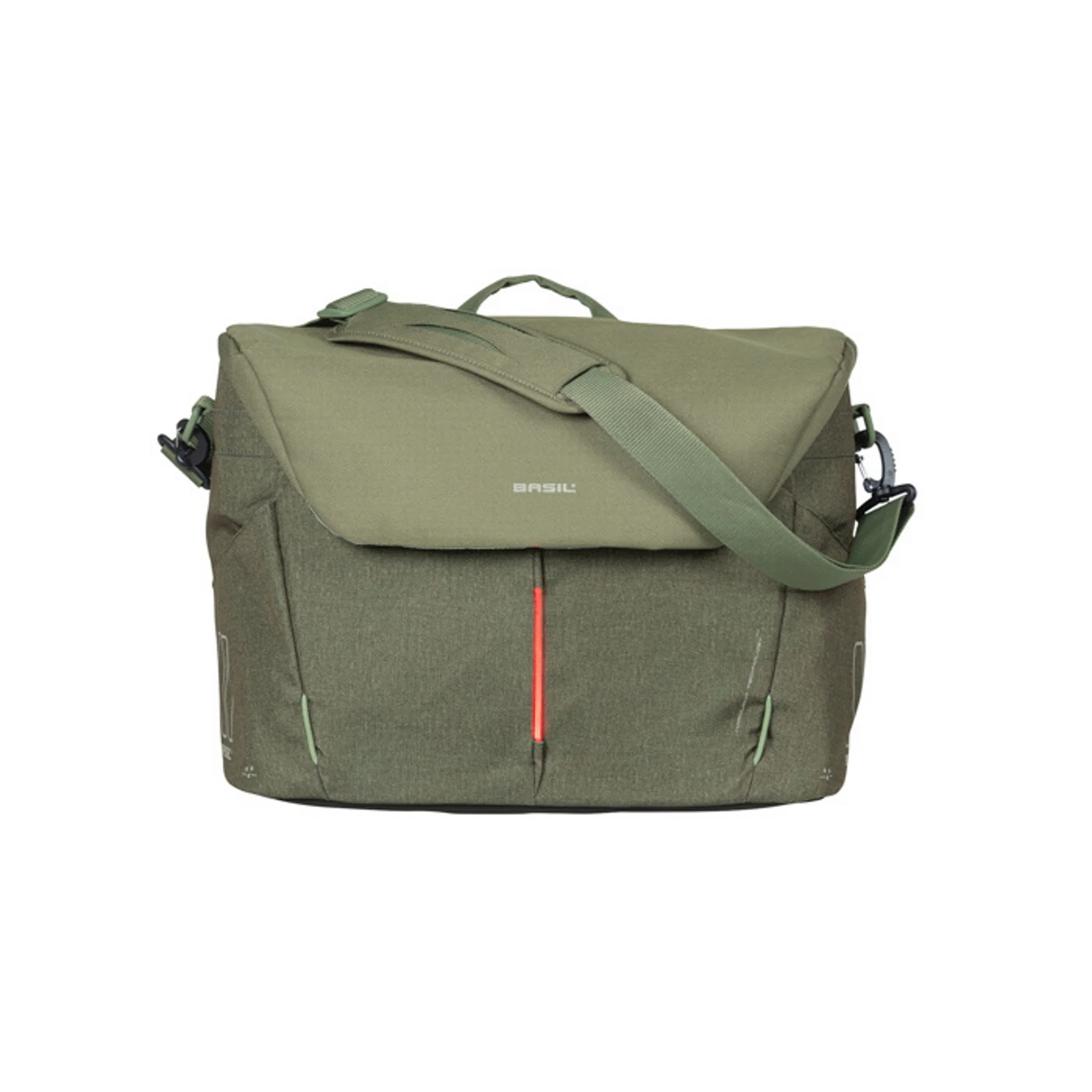 Basil B-Safe Commuter Office Bag With Nordlicht Light Olive Green (Includes Rain Cover) - Image 4