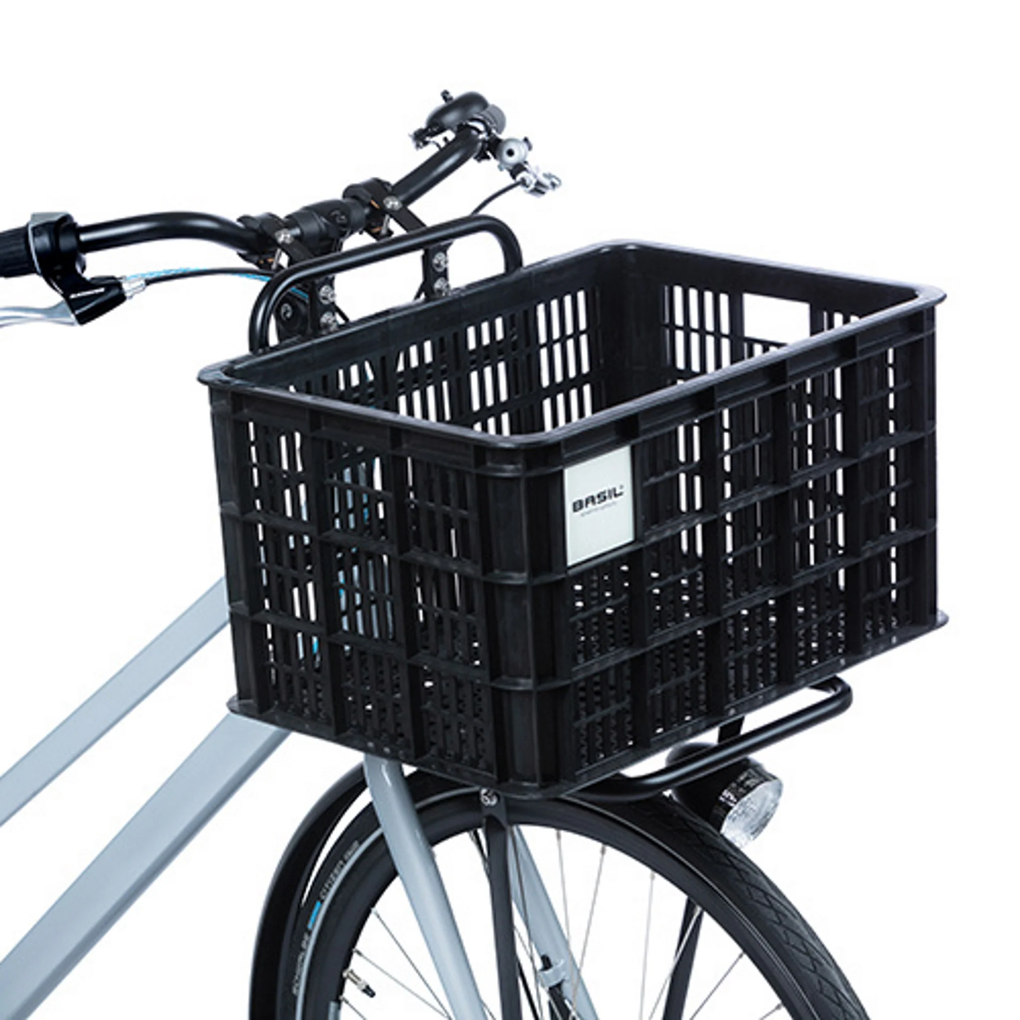 Basil Bicycle Crate Large 40L Recycled Synthetic Moss Green - Image 4