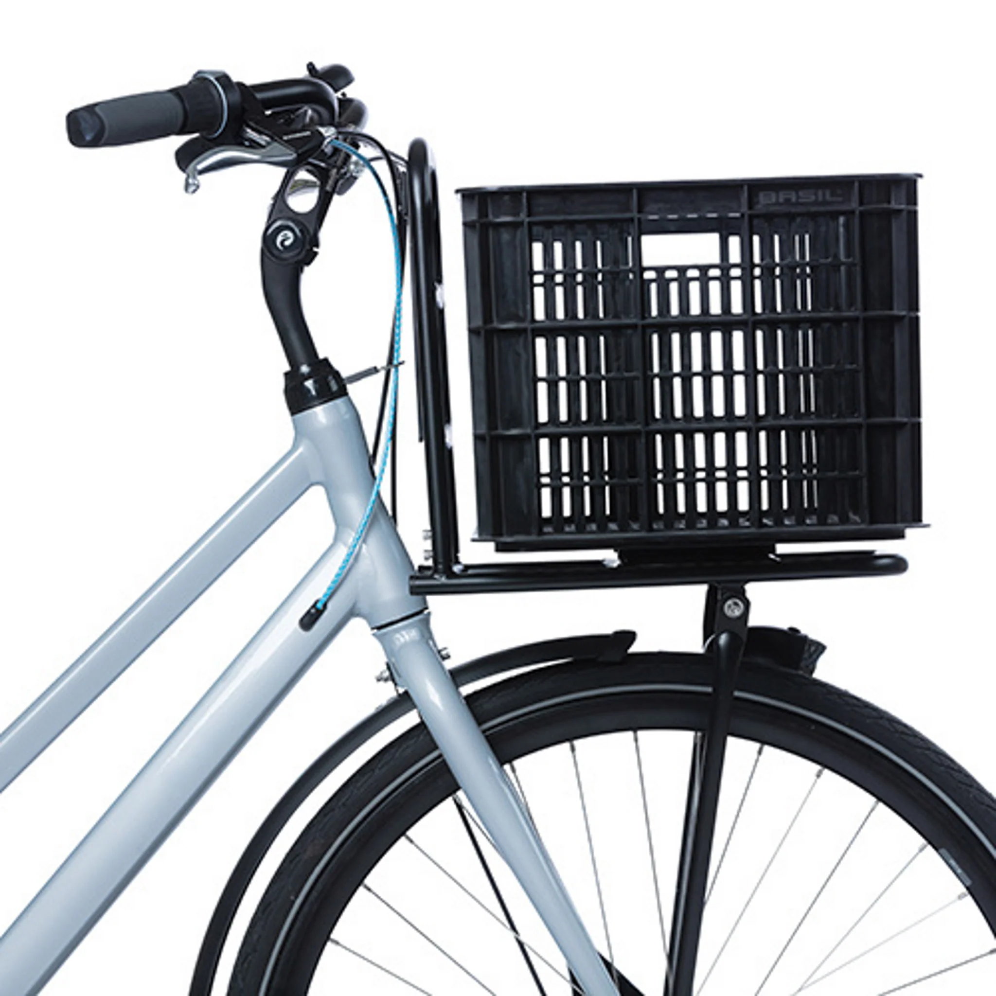 Basil Bicycle Crate Large 40L Recycled Synthetic Moss Green - Image 5