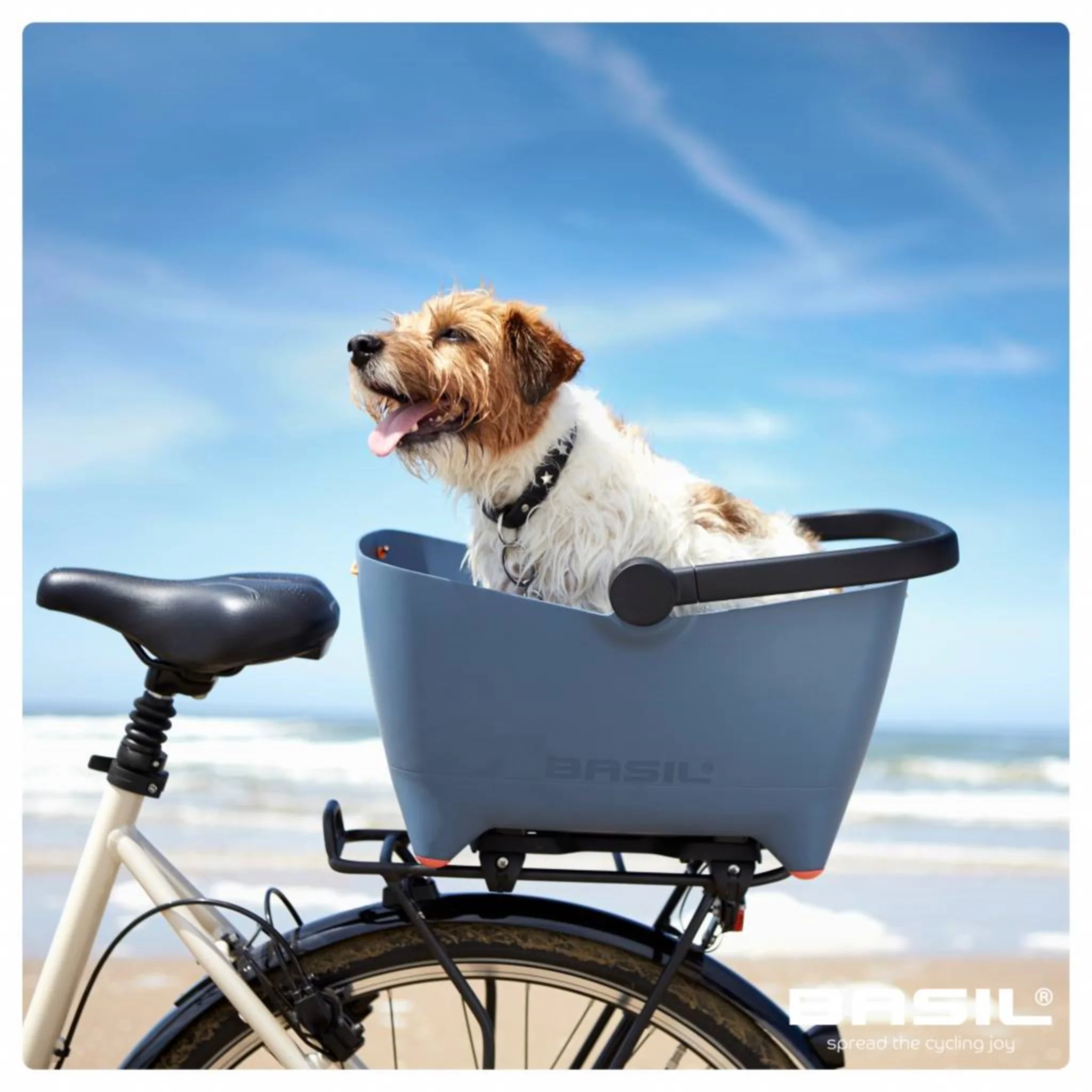 Basil Buddy Rear Bicycle Basket for Dogs - Image 2