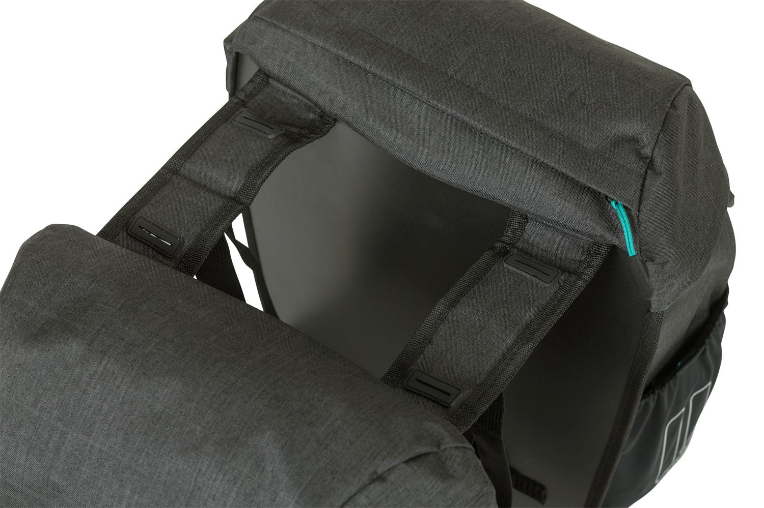 Basil Discovery 365D, Double Pannier Bag, 18L, Black - Image 3