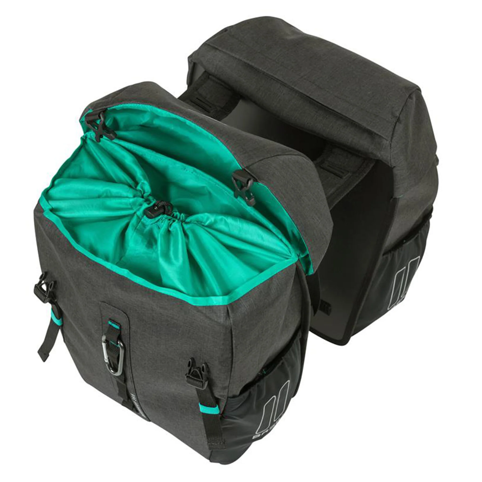 Basil Discovery 365D, Double Pannier Bag, 18L, Black - Image 4