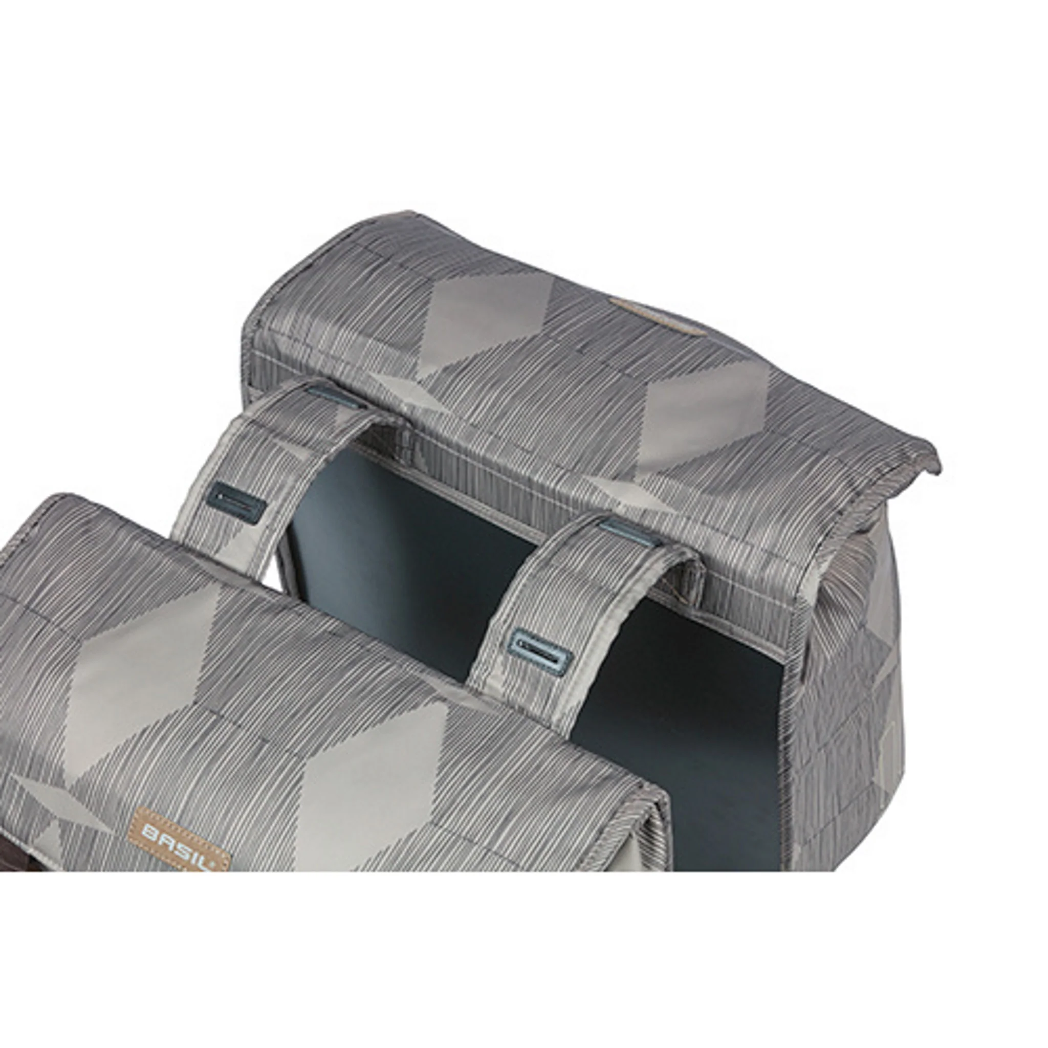 Basil Elegance Double Pannier 40-49L Chateau Taupe - Image 6