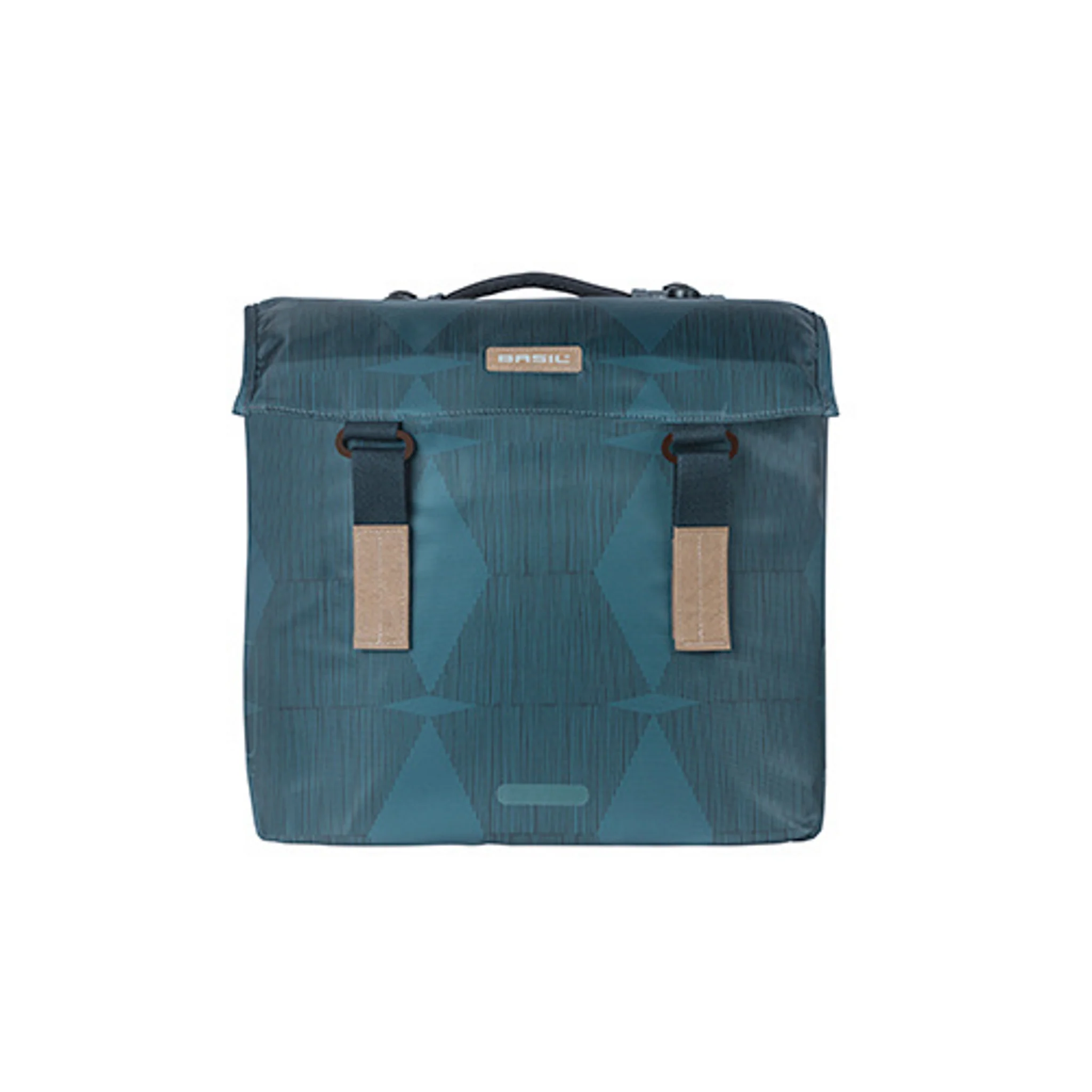 Basil Elegance Double Pannier with MIK Adapter Plate 40-49L Estate Blue - Image 3