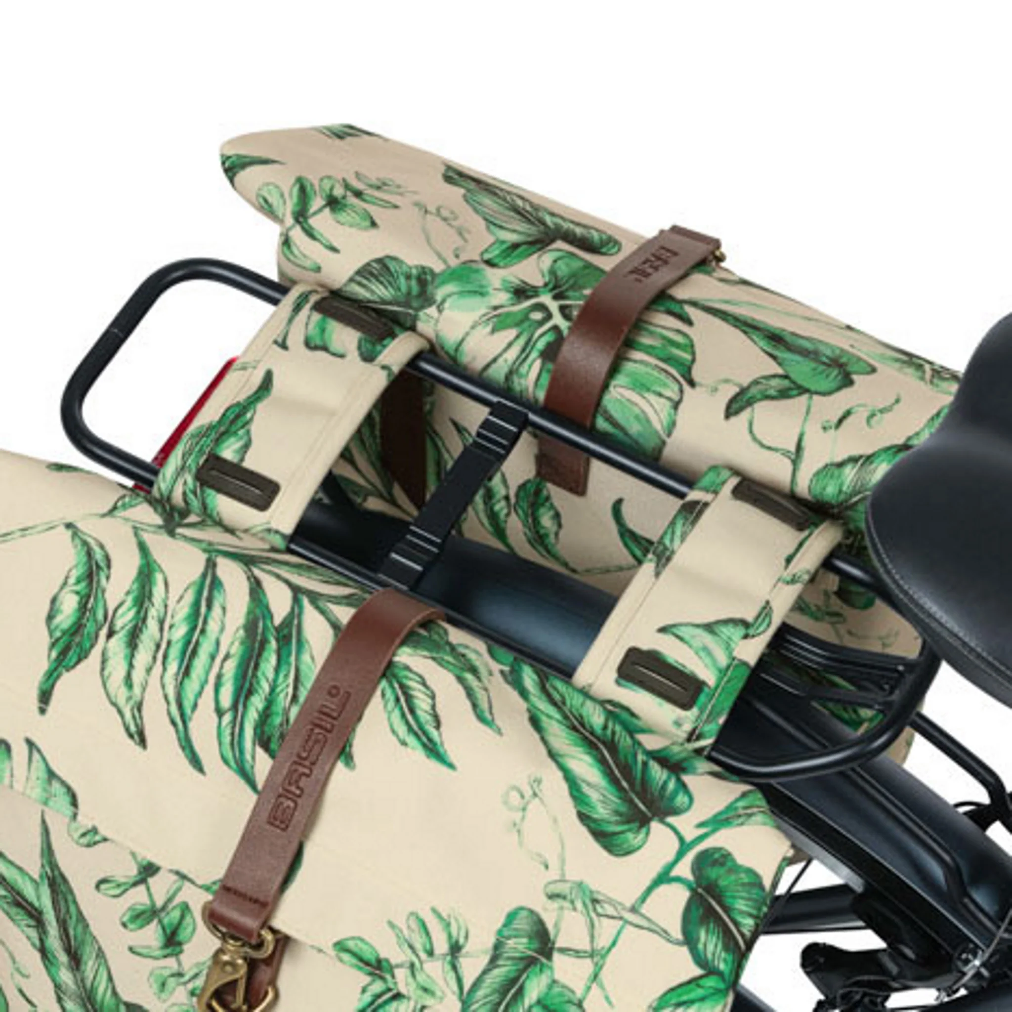 Basil Ever-Green Double Bag 28-32L Sandshell Beige - Image 4