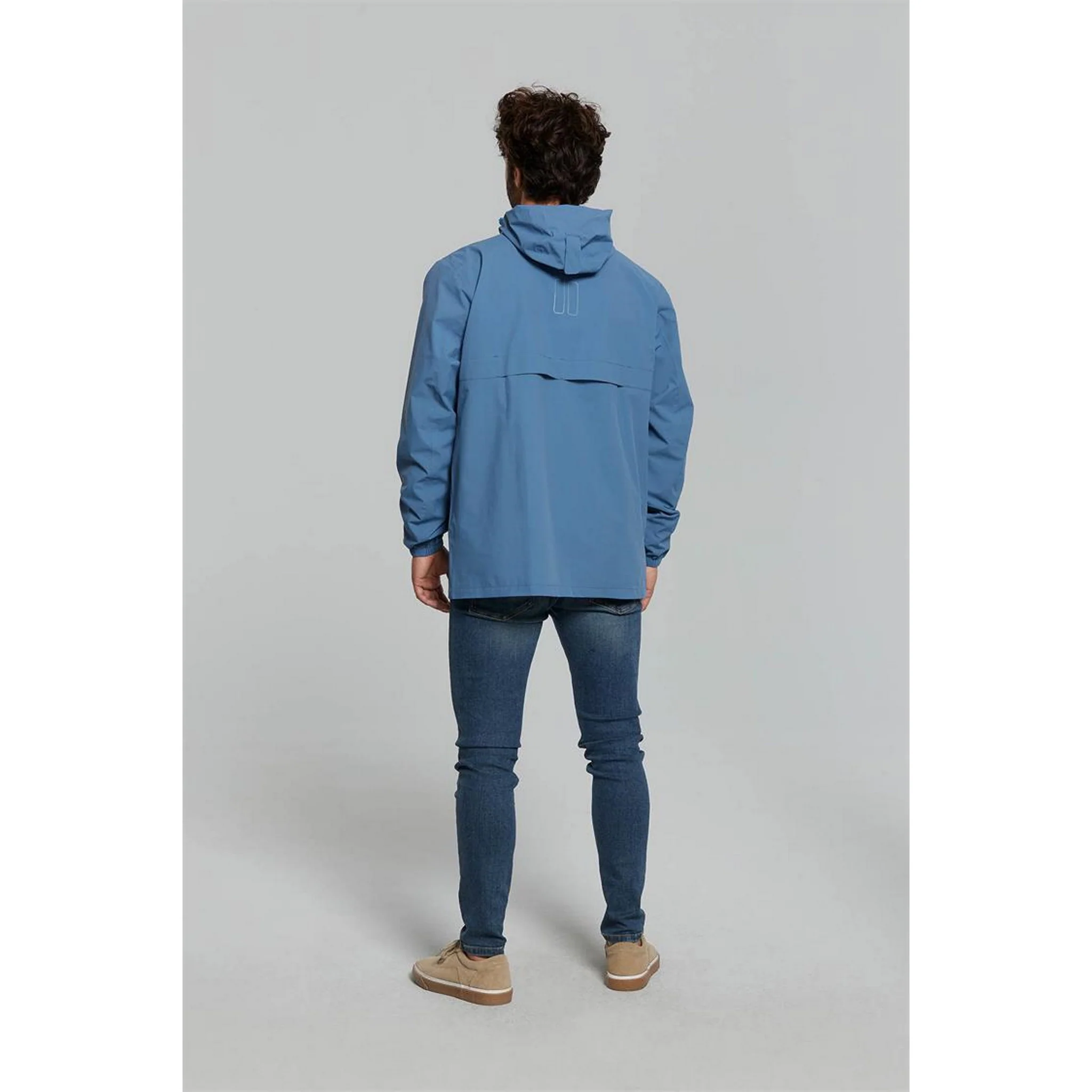 Basil Hoga Unisex Bicycle Rain Jacket Horizon Blue - Image 5