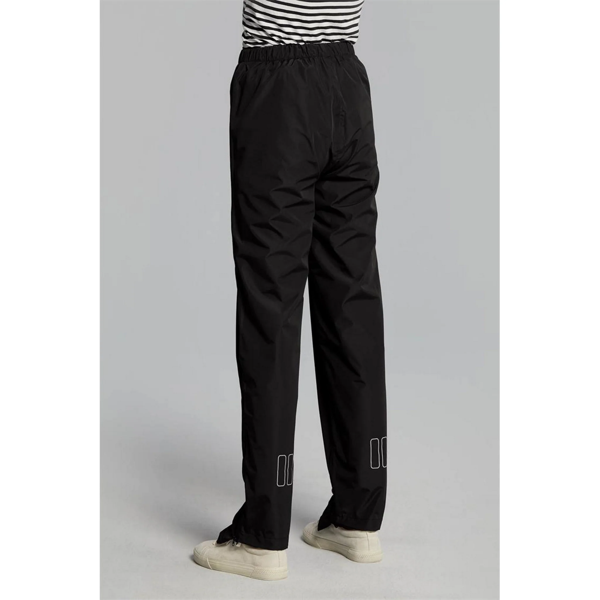 Basil Hoga Unisex Bicycle Rain Pants Jet Black - Image 5