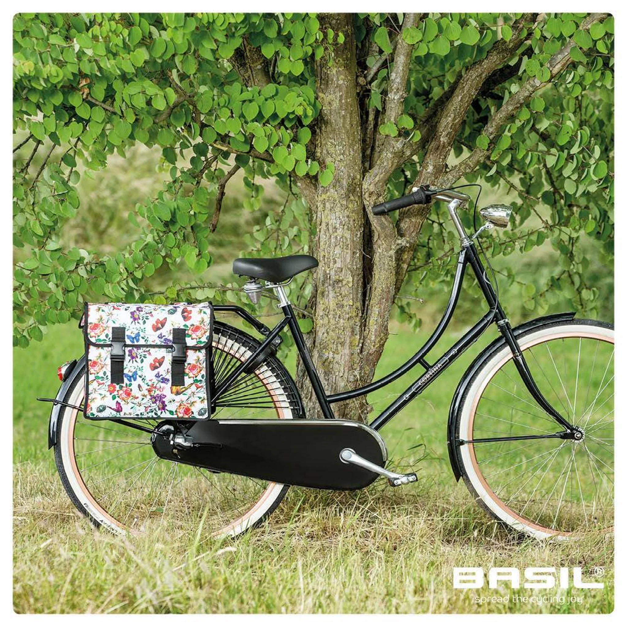 Basil Mara XL Double Bag 35L Sphere Black/Grey - Image 2