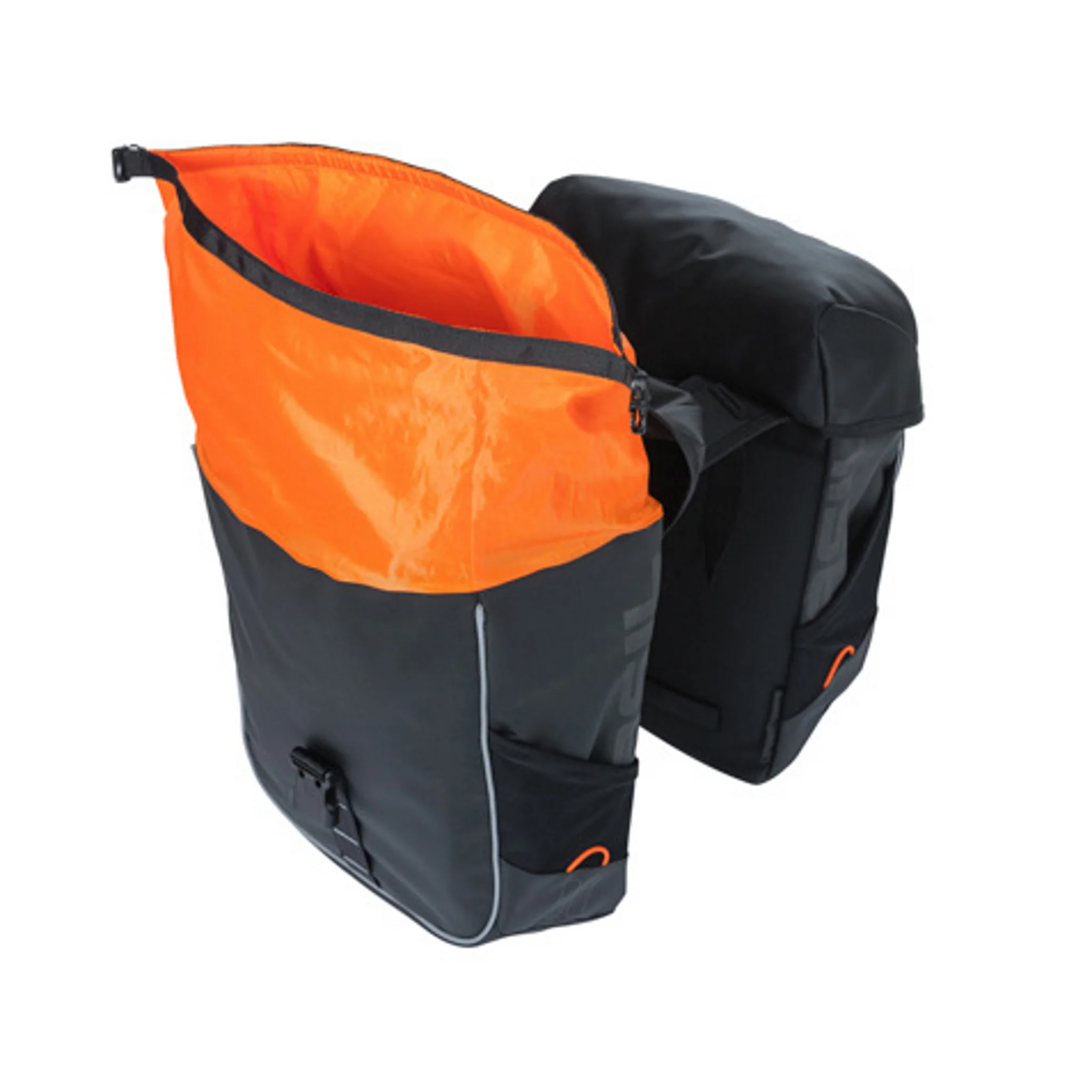 Basil Miles Tarpaulin Double Bag 34L Black Orange - Image 4