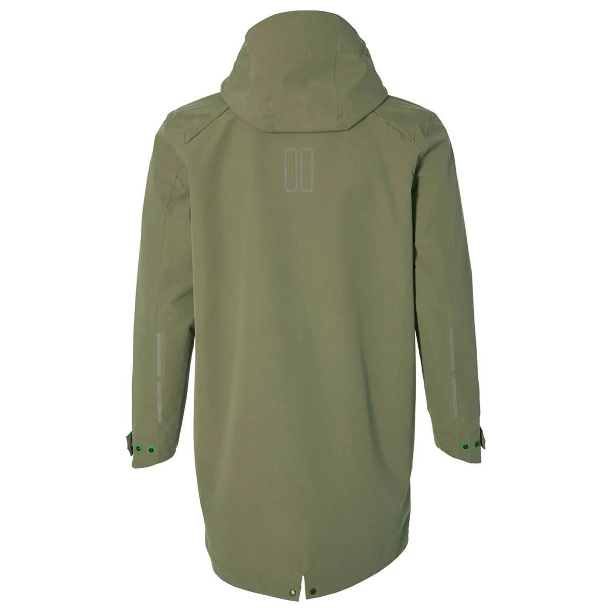 Basil Mosse Men's Bicycle Rain Parka Olive Green - Image 2