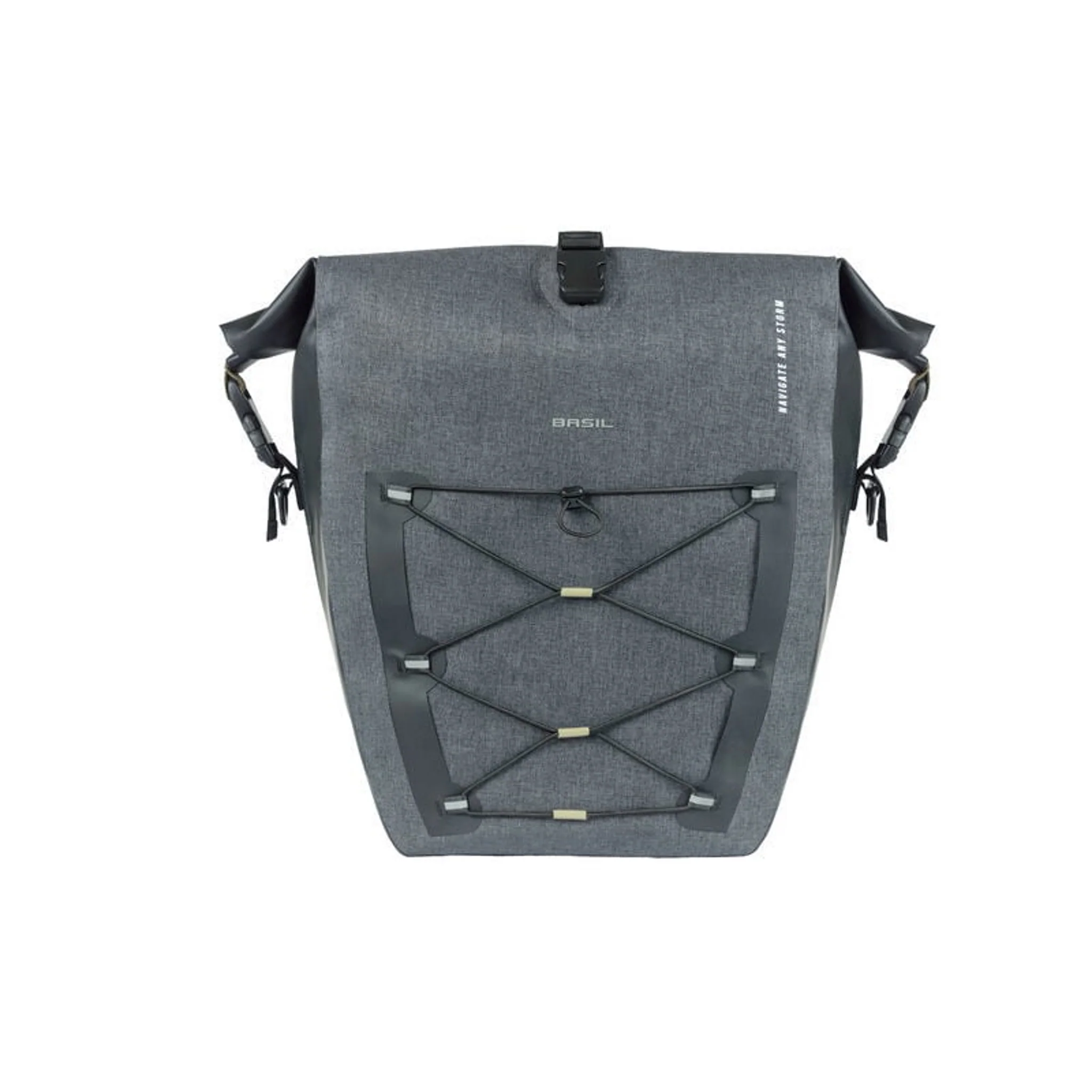 Basil Navigator Storm Large Waterproof Single Bag 25-31L Black - Image 4
