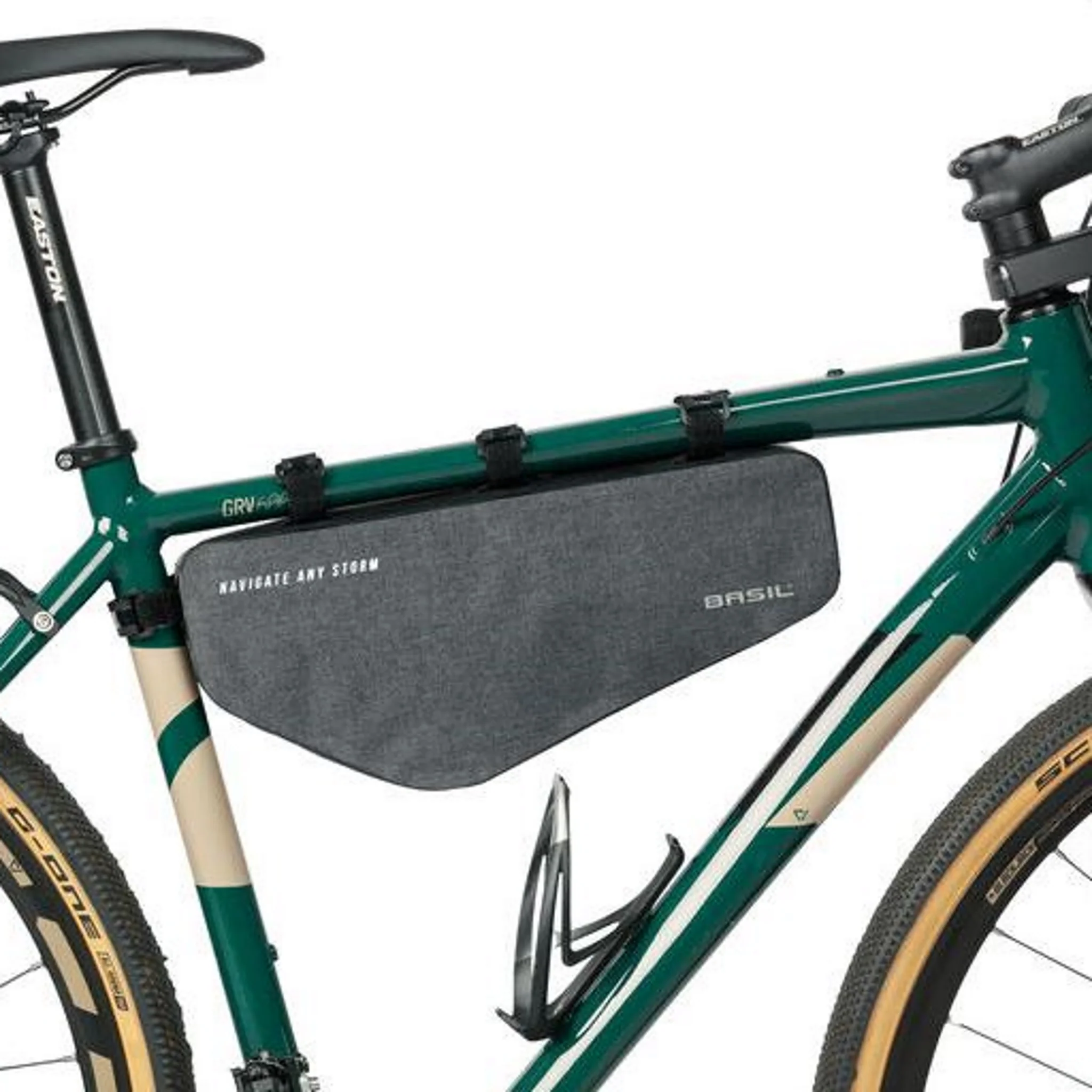 Basil Navigator Storm Waterproof Frame Bag Medium 2.2L Black - Image 2