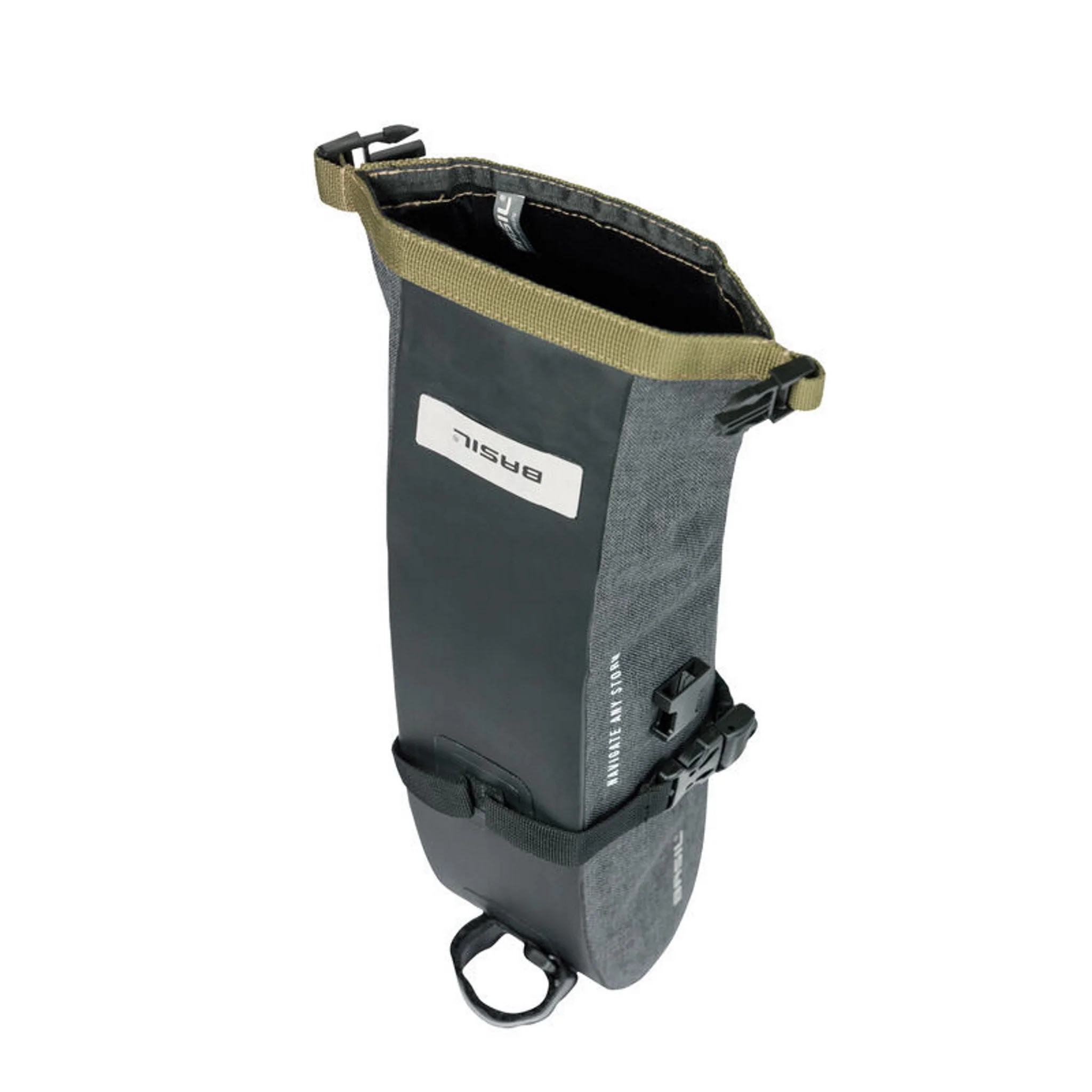 Basil Navigator Storm Waterproof Saddle Bag Medium 1.5L Black - Image 4
