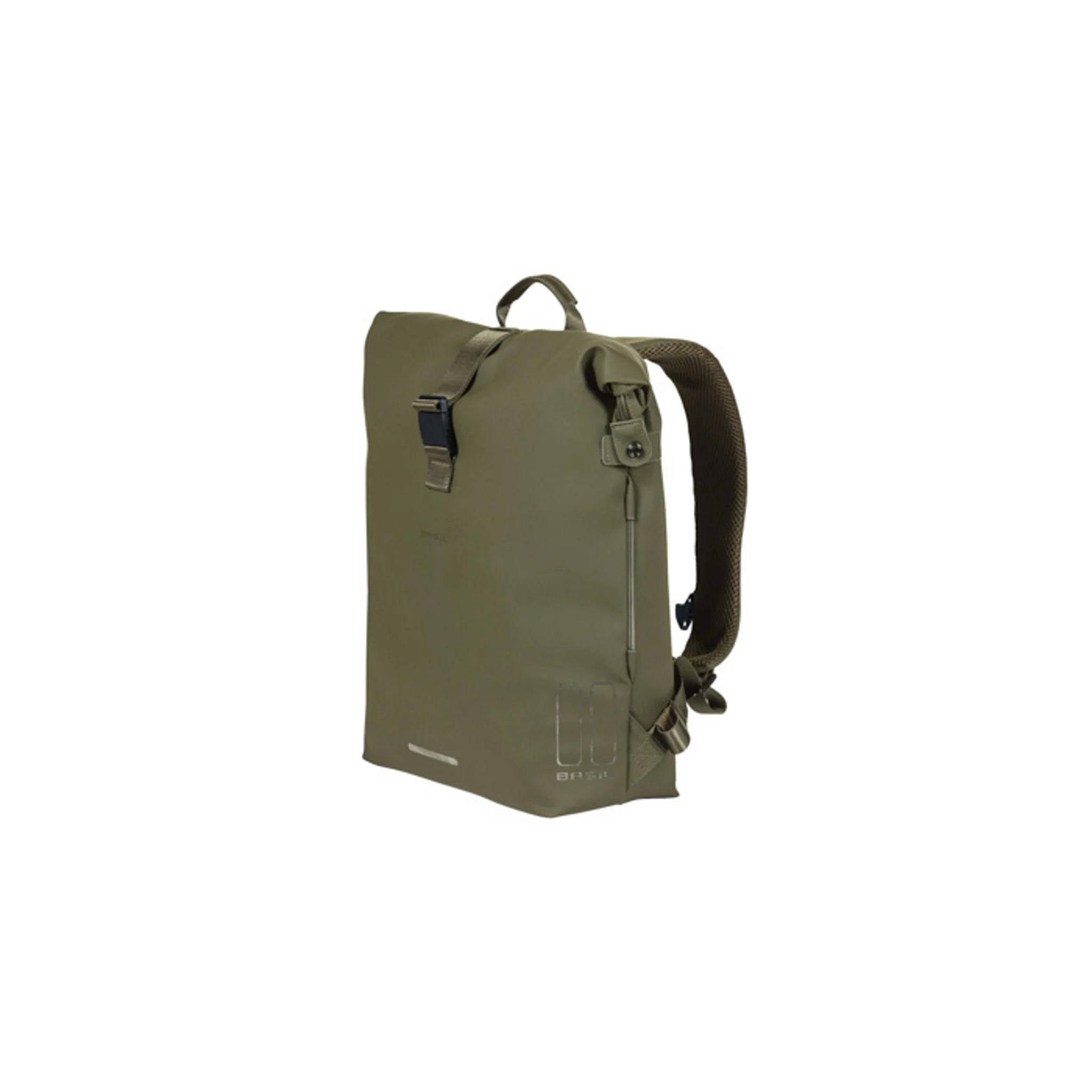 Basil Soho Bicycle Bag/Backpack With Led Light 17L Moss Green - Image 2
