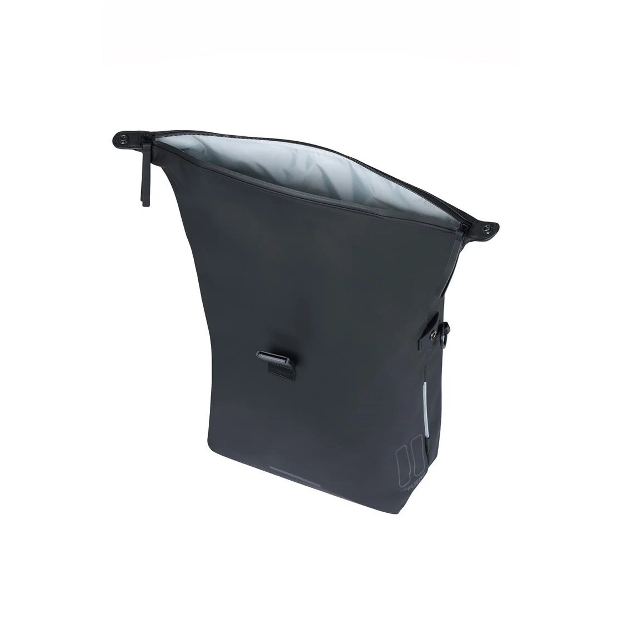Basil Soho MIK Side Bicycle Bag/Backpack 17L with LED Light Black - Image 3