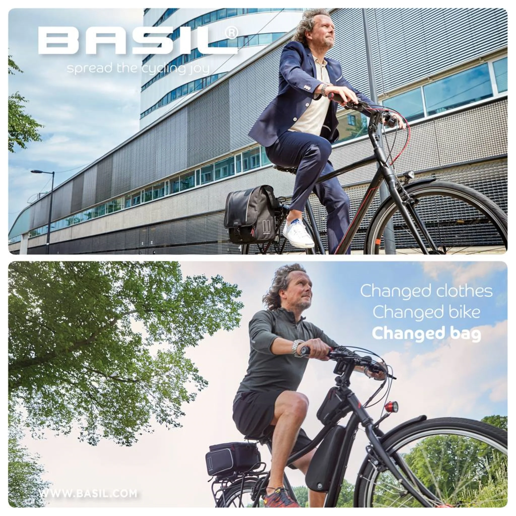 Basil Sport Design Frame Bag, 1L, Graphite - Image 3