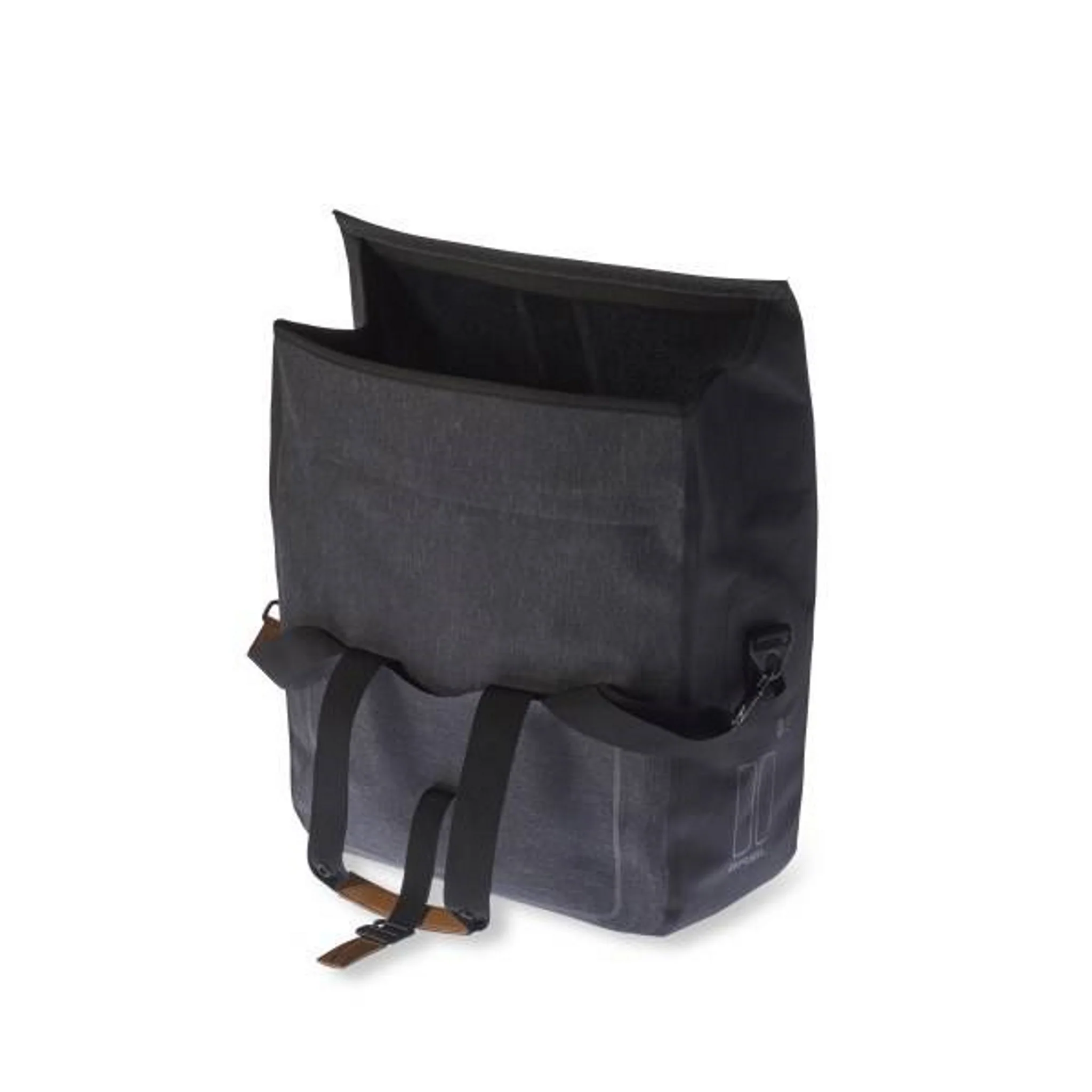 Basil Urban Dry Business Bag / Bicycle Shoulder Bag 20L Charcoal Melee - Image 2