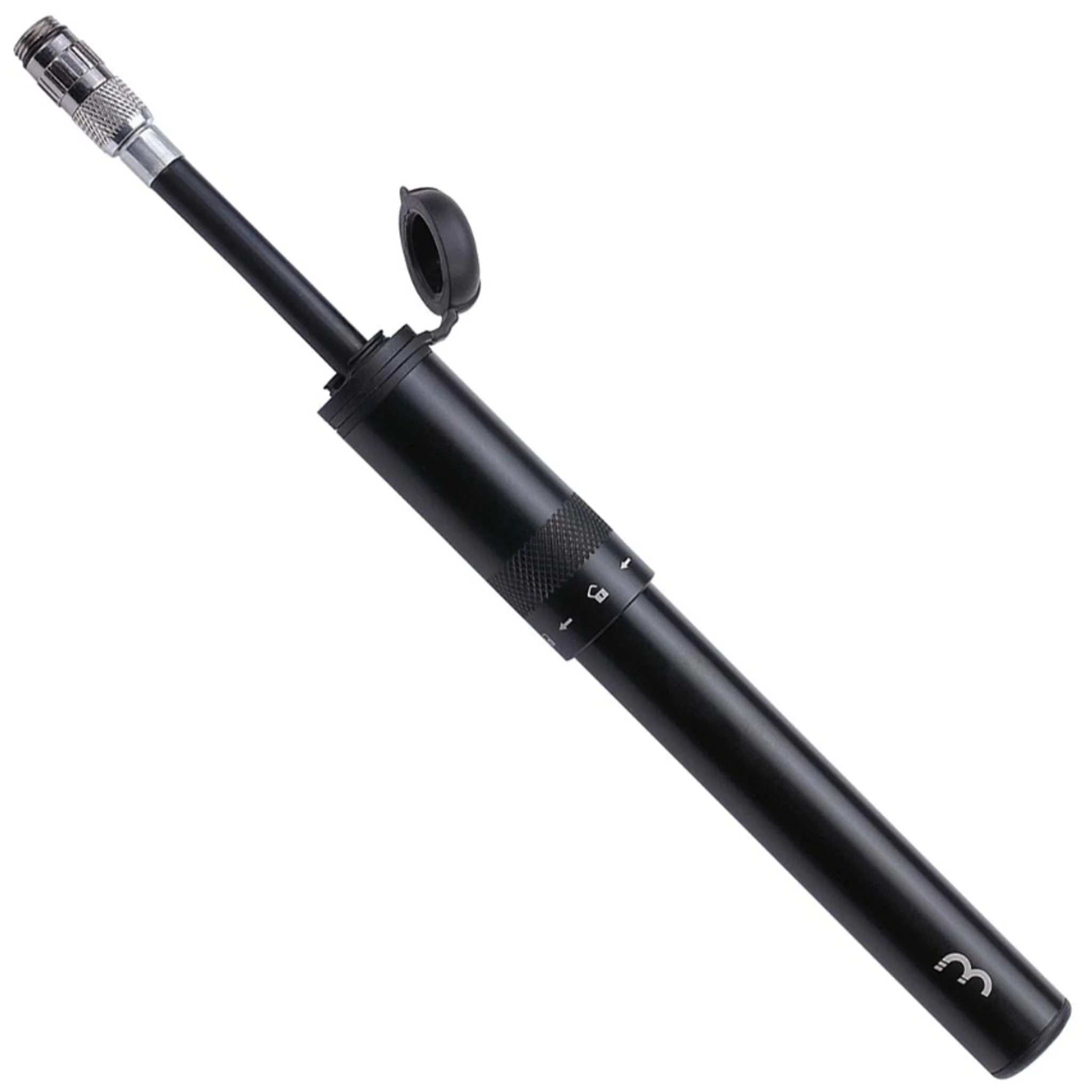 BBB Easyroad Minipump Black Aluminum 185mm 130Psi - Image 3