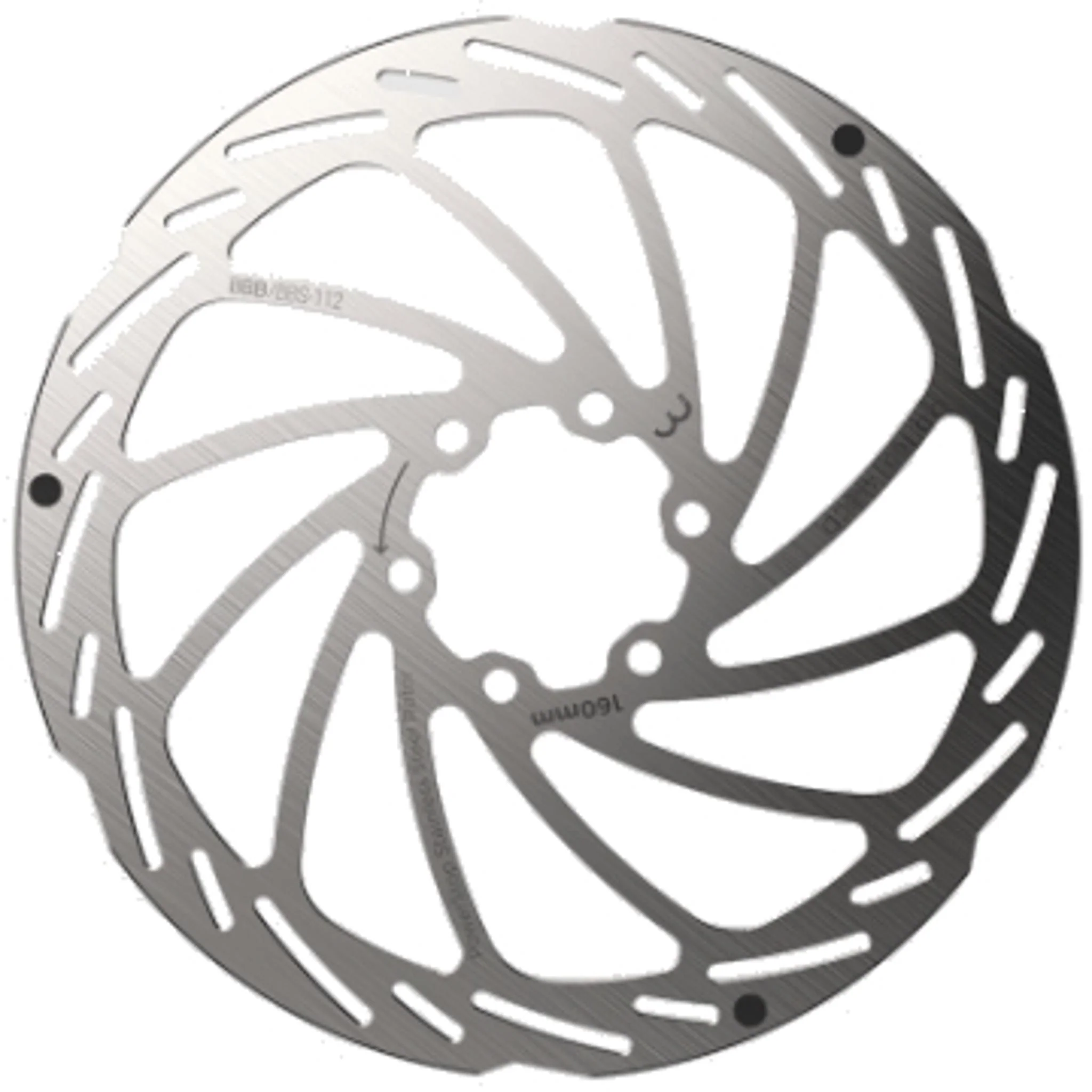 BBB Powerstop V2 Brake Rotor 160mm 6 Bolt