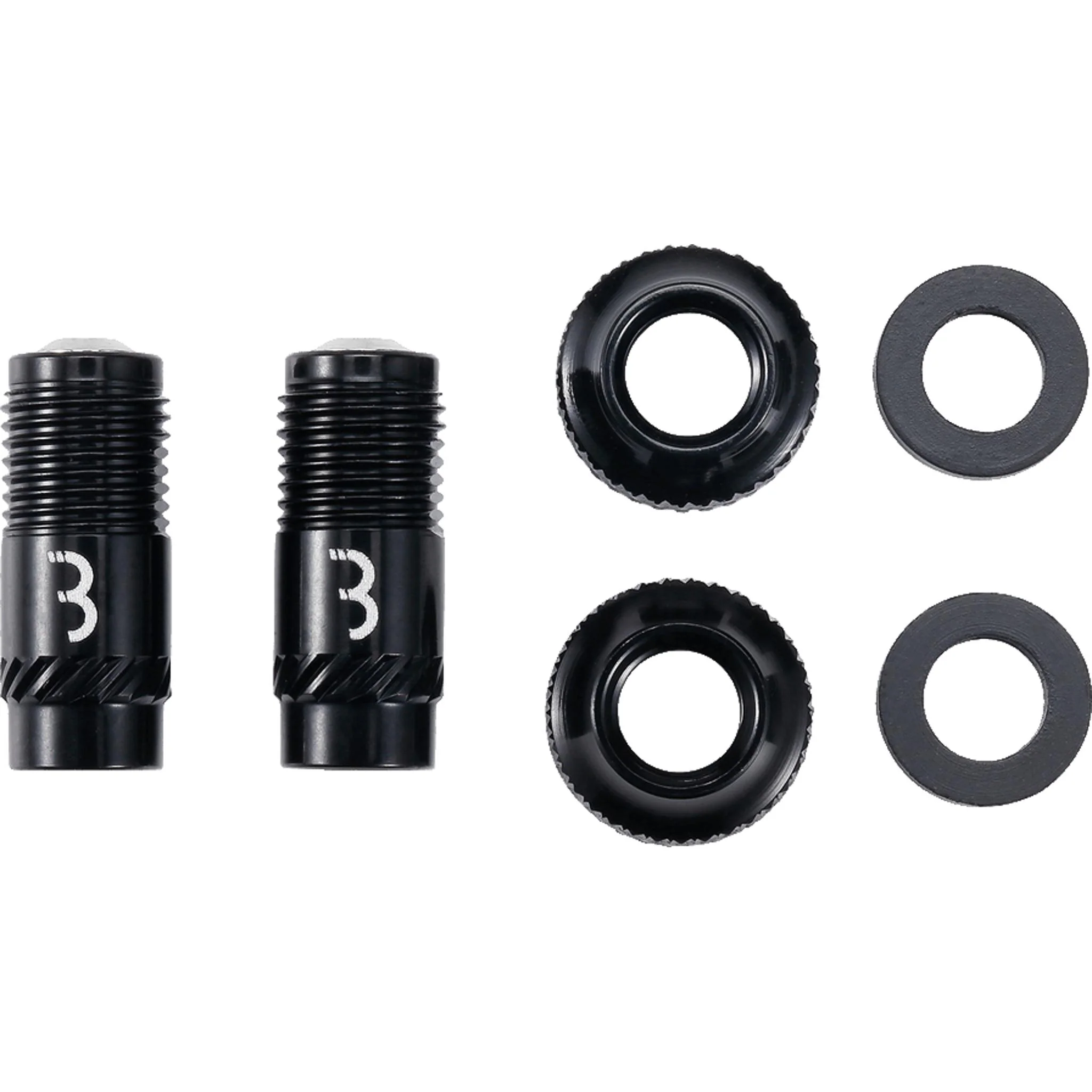 BBB CoreCap Tubeless Valve Cap Set 40mm Black - Image 3