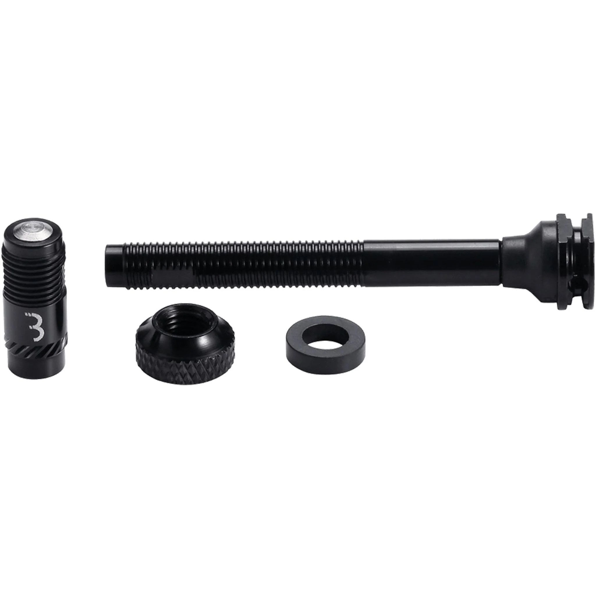 BBB Aluminum CoreCap Tubeless Valves with Caps 2pcs 60mm Black - Image 2