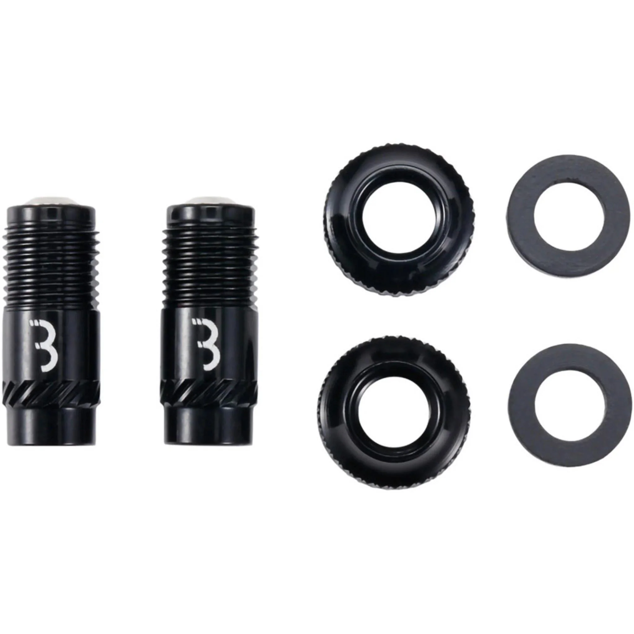 BBB Cycling CoreCap Tubeless Valve Cap 2-Piece Black - Image 2