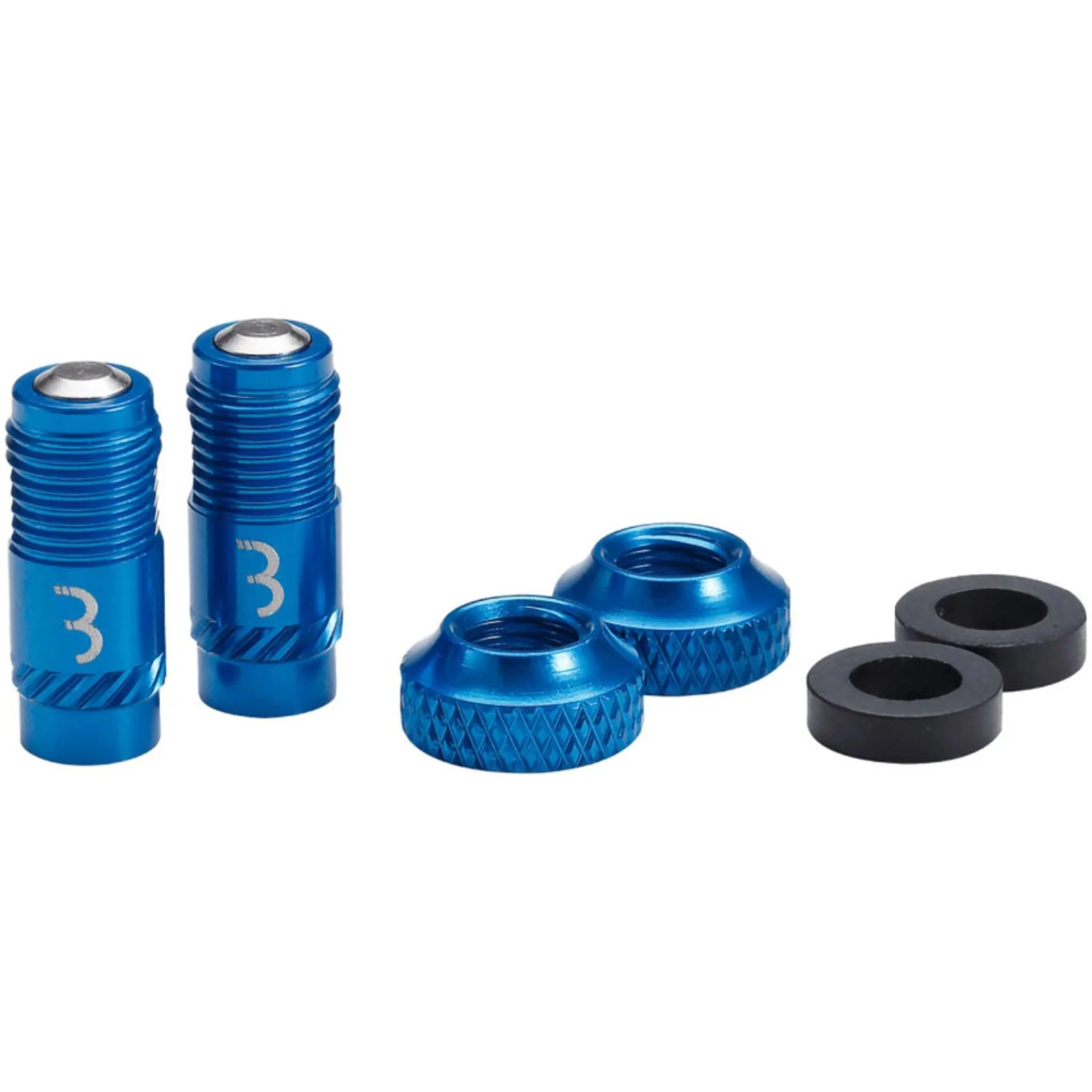 BBB Cycling CoreCap Tubeless Valve Cap 2-Piece Blue - Image 3