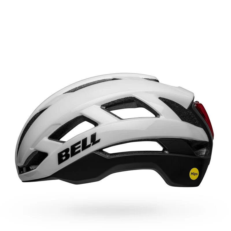 Bell Falcon XR LED MIPS Helmet Matte Black/Gloss White - Image 2