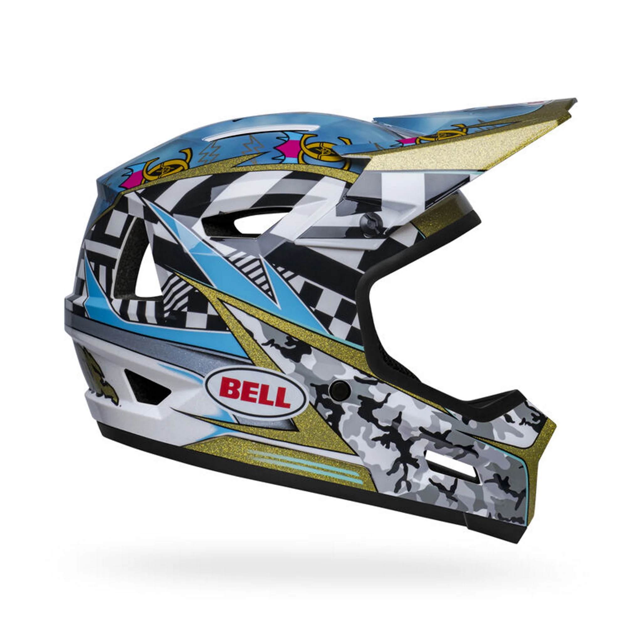 Bell Sanction 2 DLX MIPS Full-Face Helmet Caiden Gloss Black/White - Image 2