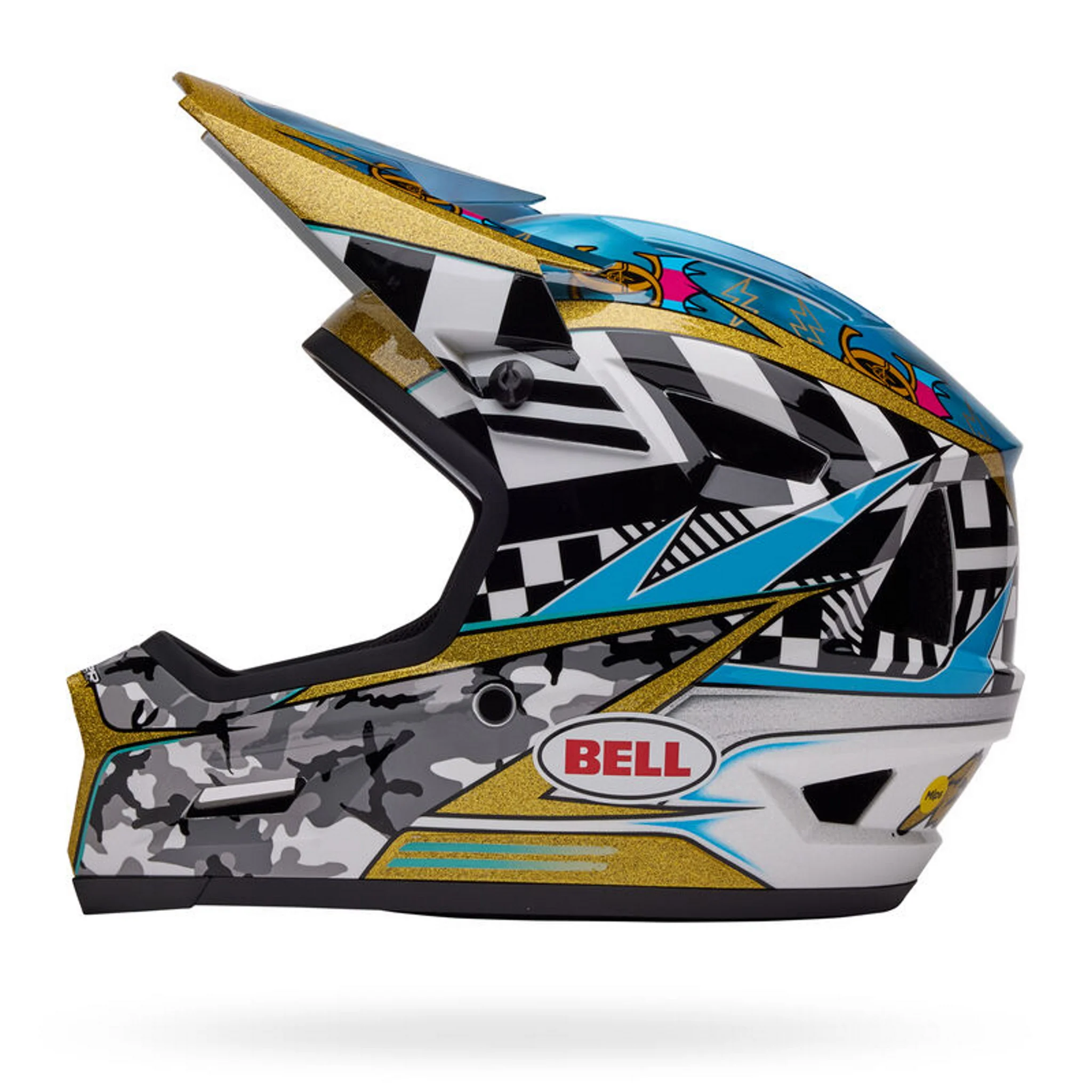 Bell Sanction 2 DLX MIPS Full-Face Helmet Caiden Gloss Black/White - Image 7