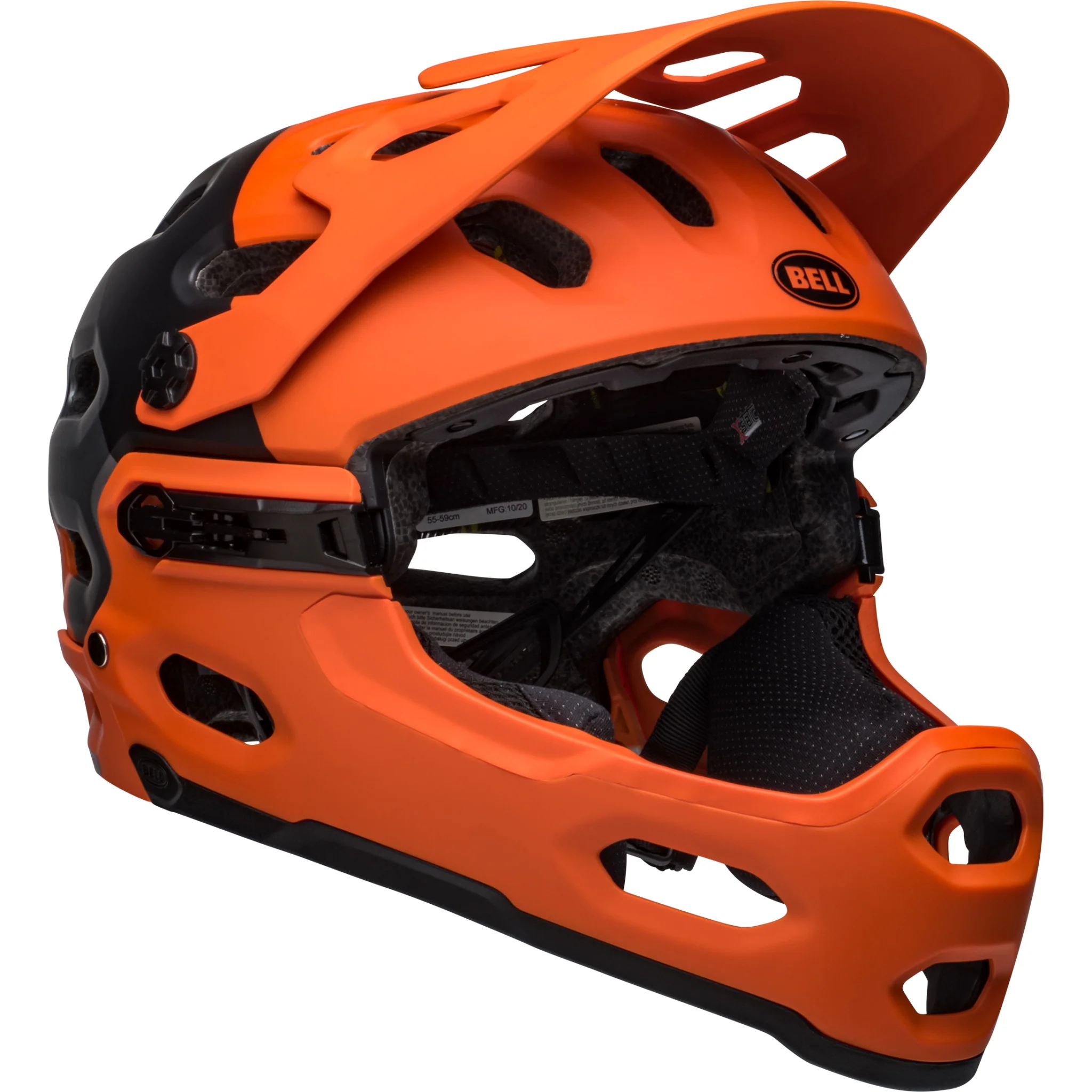 Bell Super 3R MIPS Helmet Orange/Black - Image 3