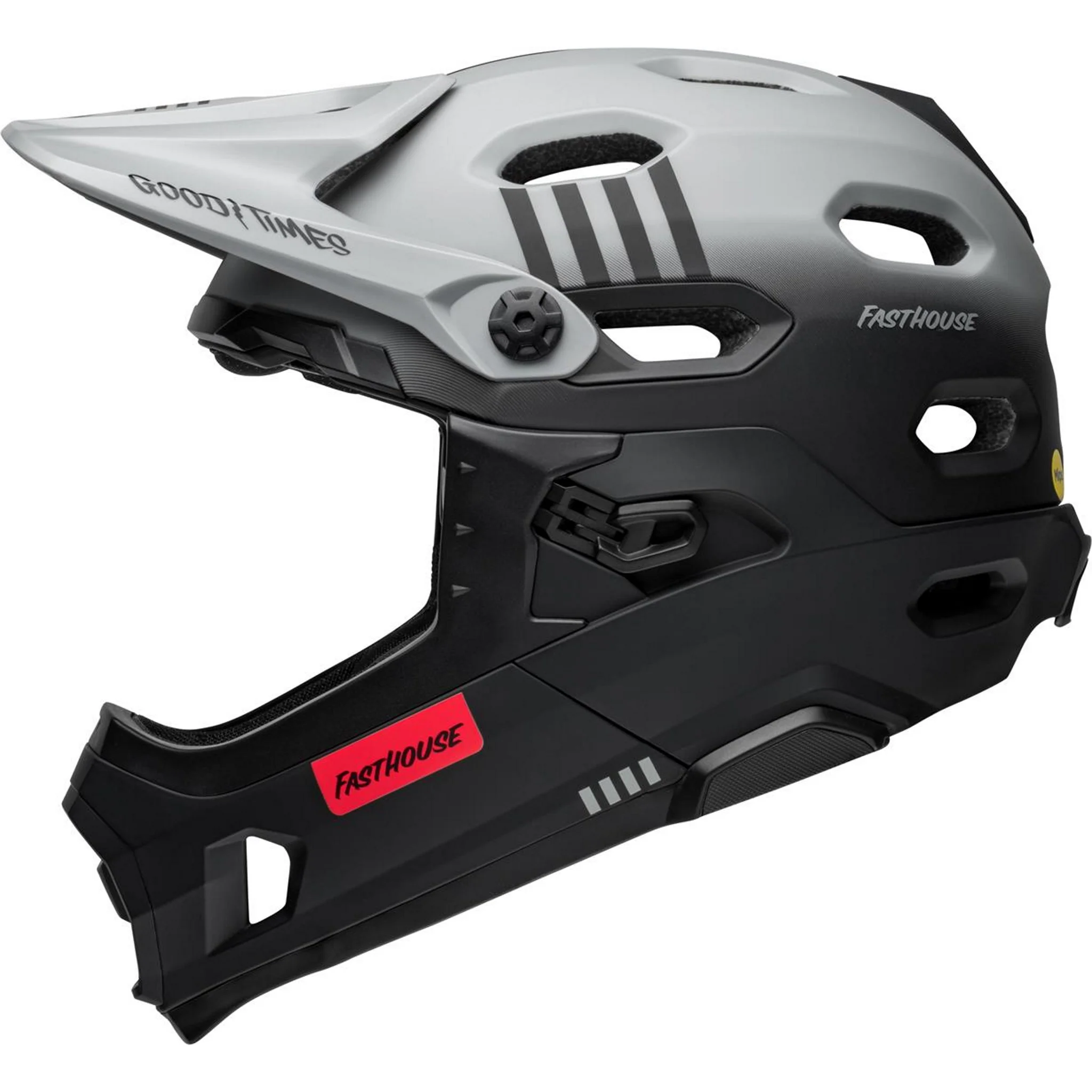 Bell Super DH Spherical Adult MTB Helmet Fasthouse Matte/Gray/Black - Image 2