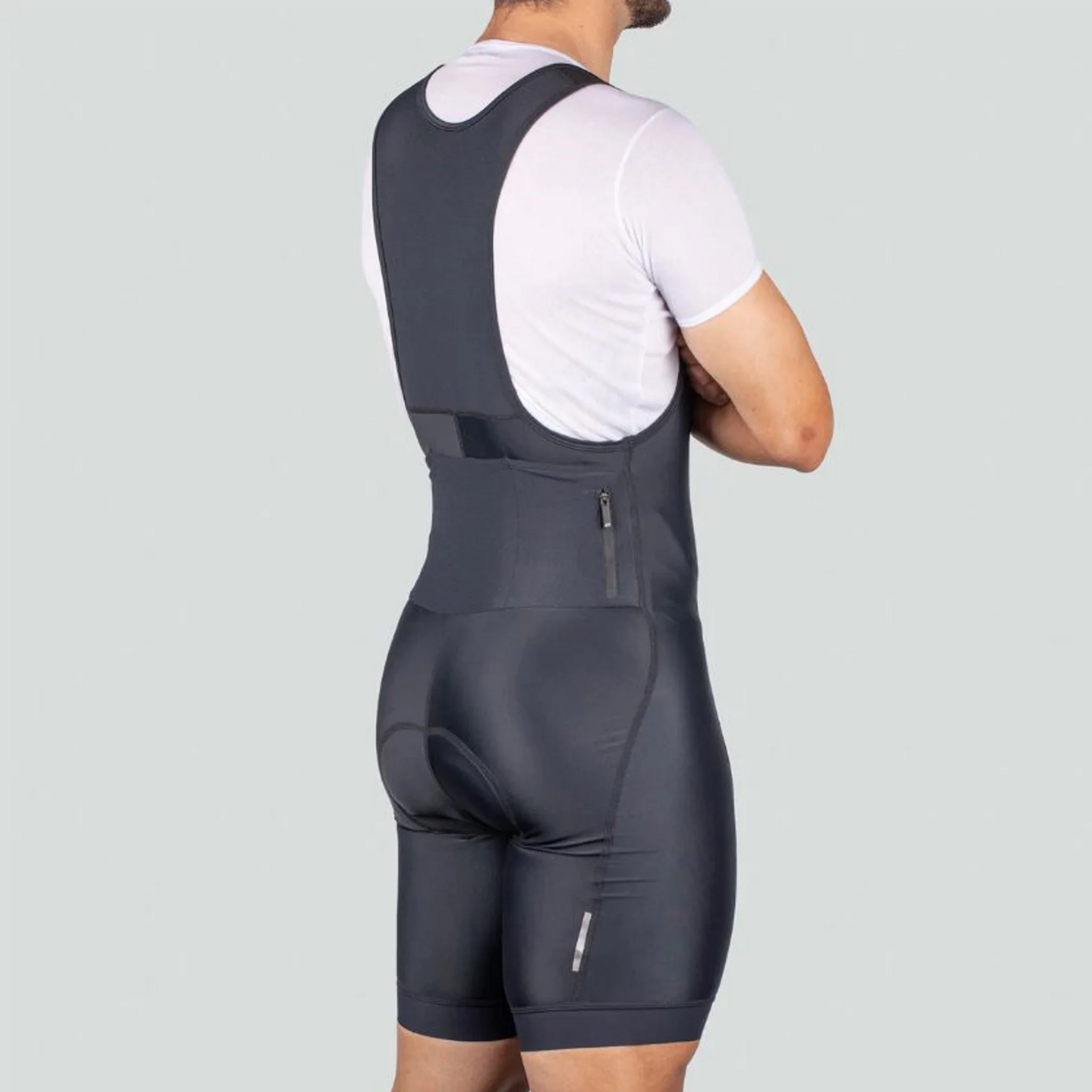 Bellwether Men's Overland Bib Short Black - Image 3