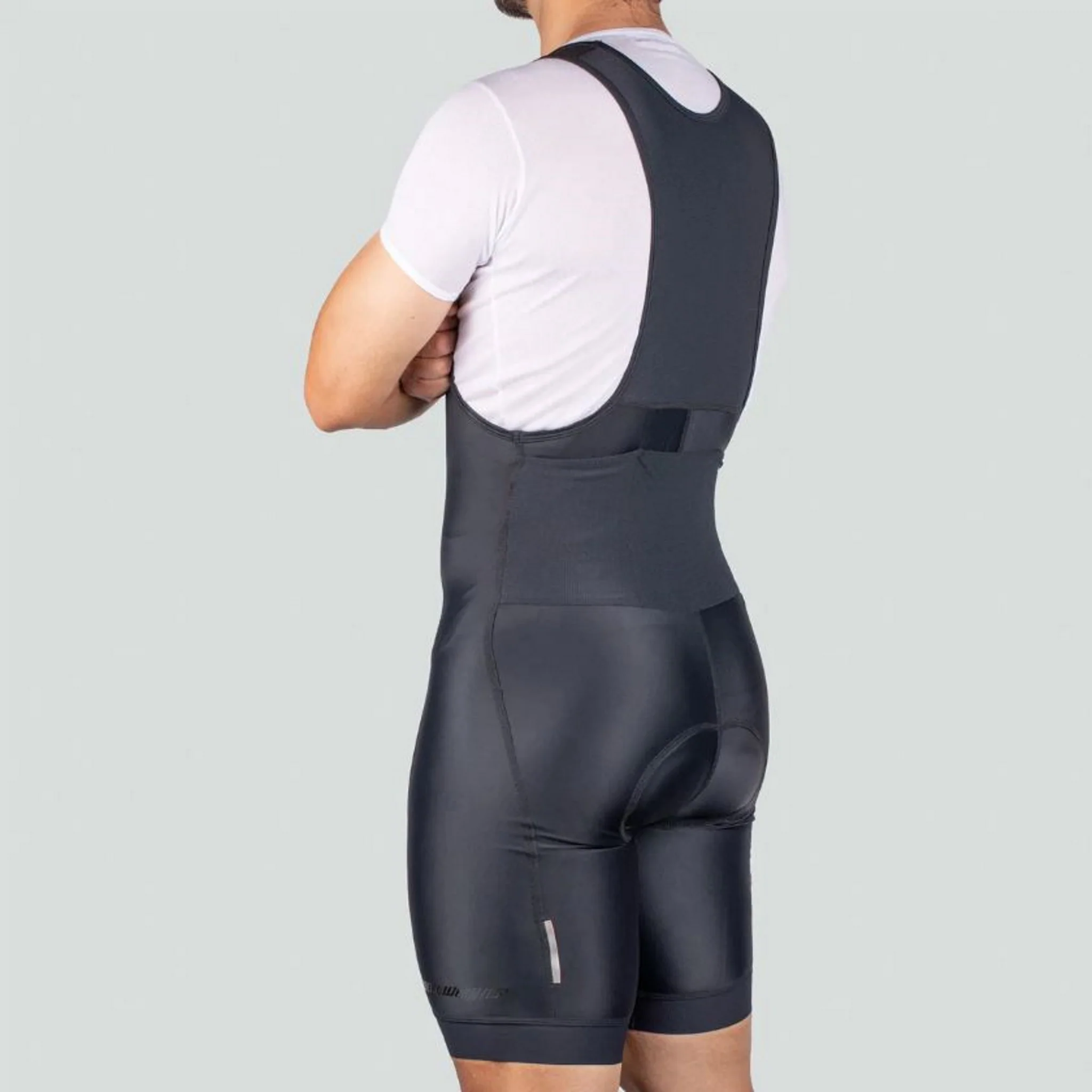 Bellwether Men's Overland Bib Short Black - Image 4