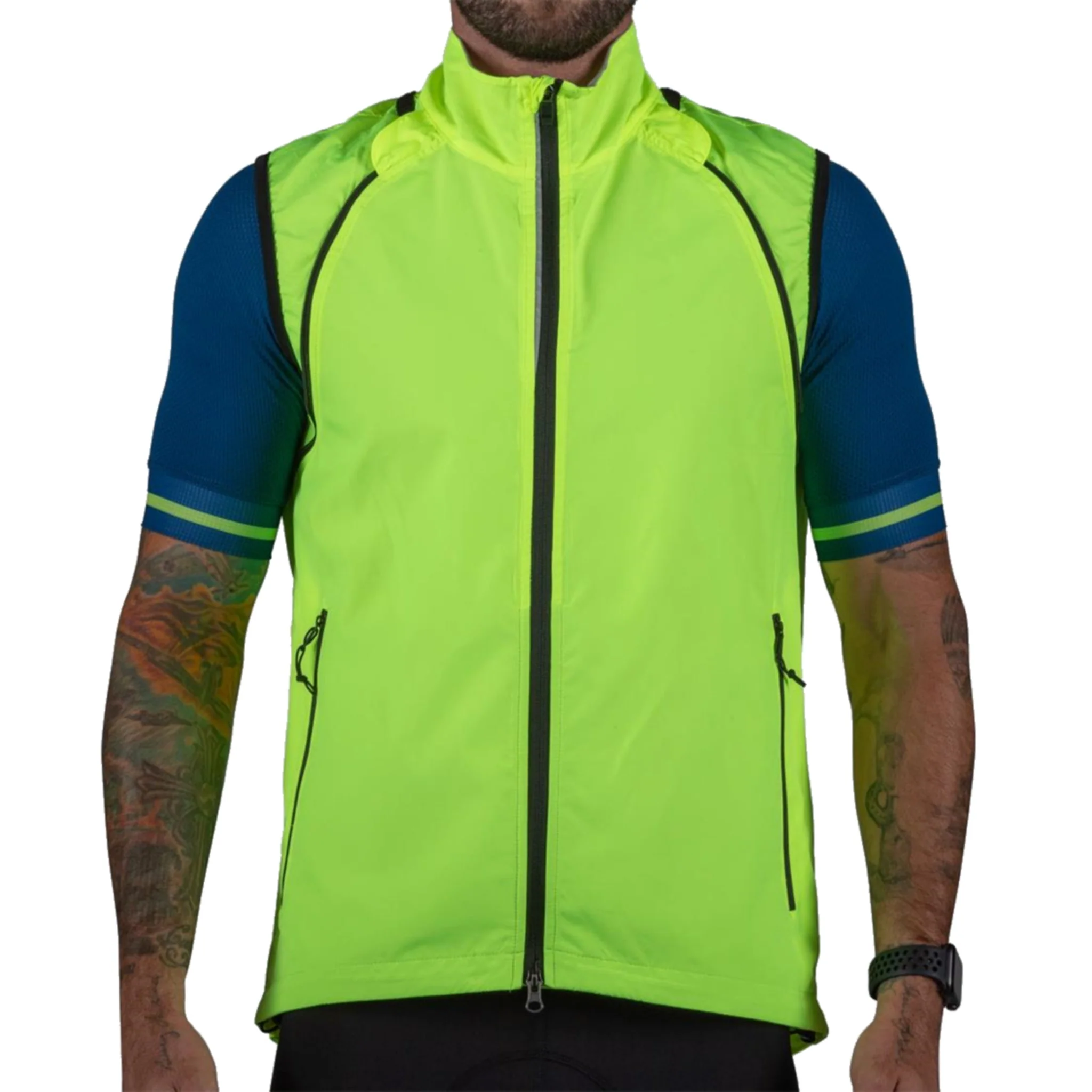 Bellwether Men's Velocity Convertible Jacket Hi-Vis - Image 2