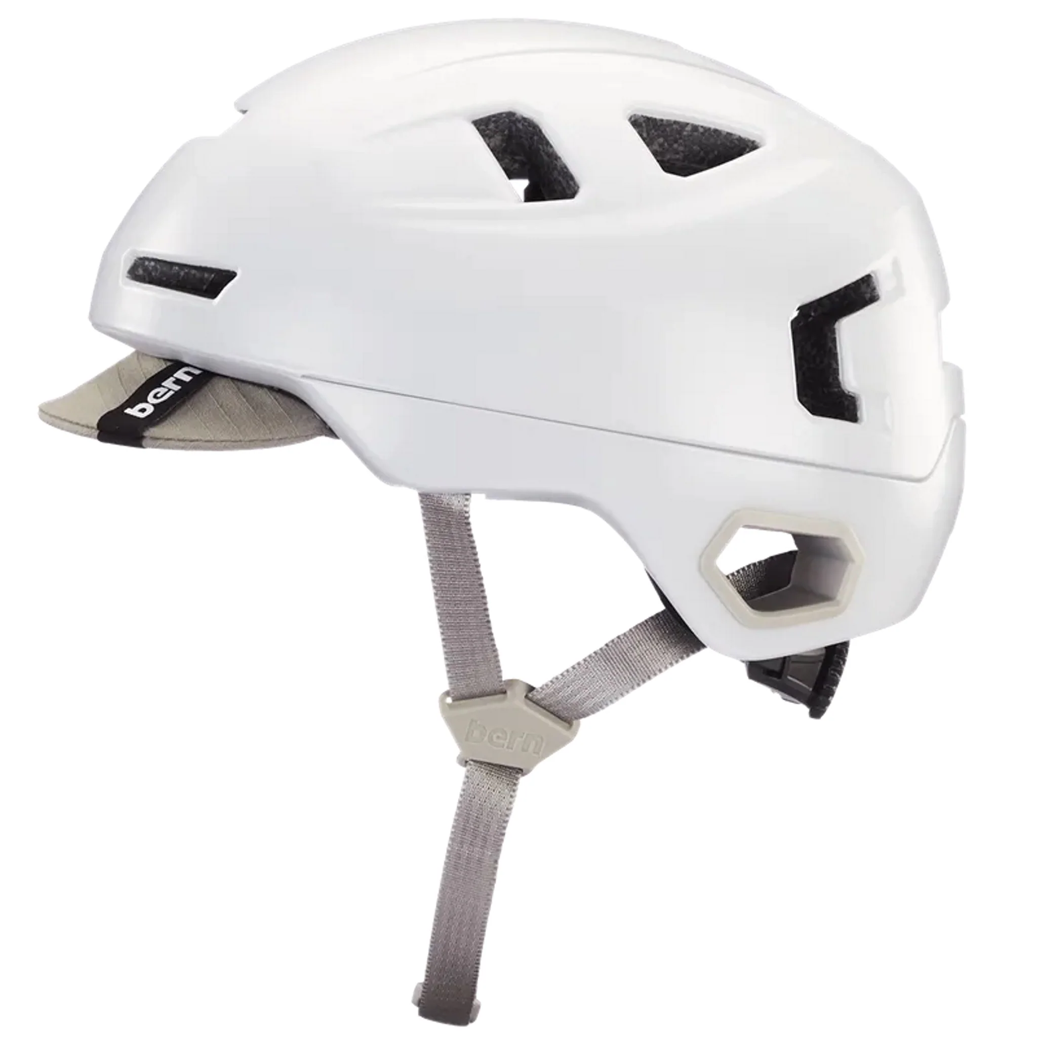 Bern Helmet Hudson MIPS Satin White - Image 3