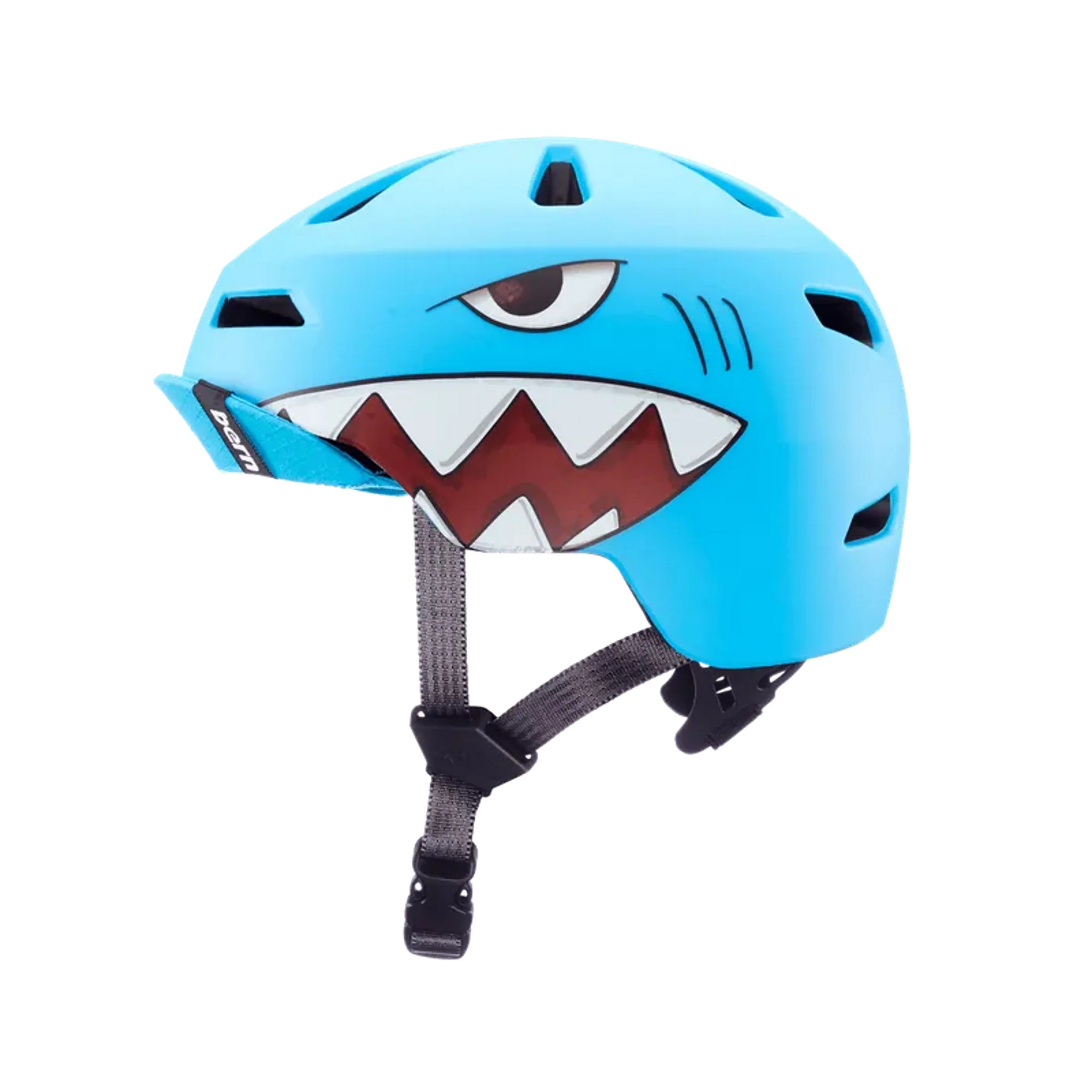 Bern Helmet Youth Nino 2.0 Matte Shark Bite - Image 3
